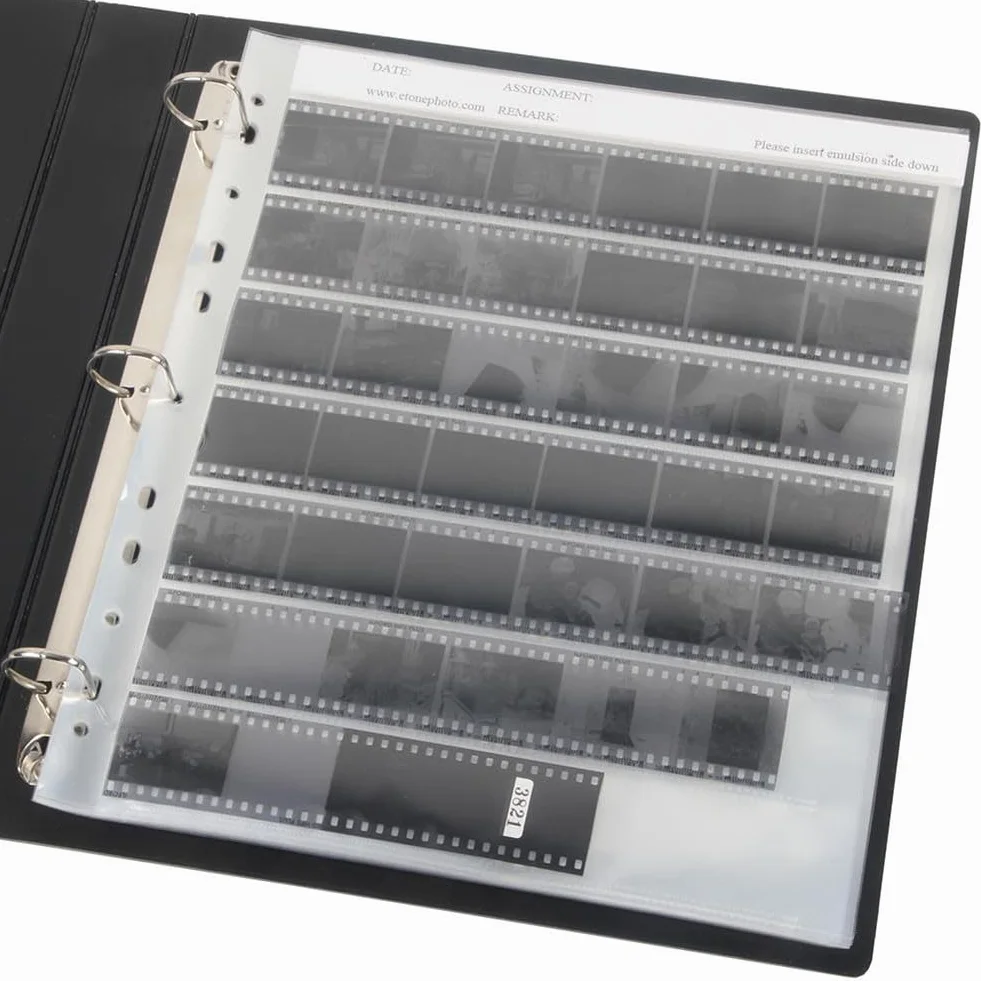 Zilimontt Lot de 50 pochettes transparentes pour documents négatifs et négatifs - Pour documents négatifs ou non montés - Pour 12/42 cadres (135 par lot de 50)