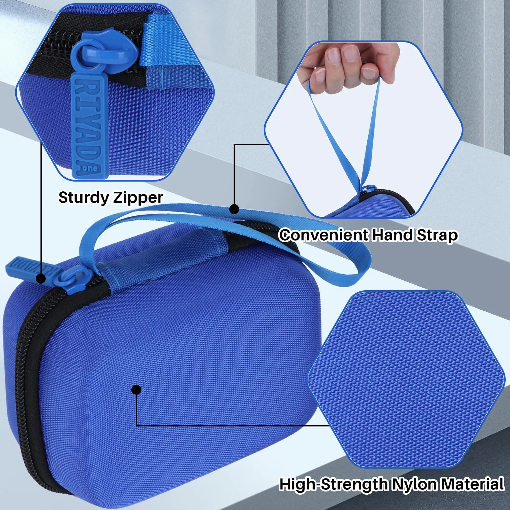 Étui de Protection pour Kodak Pixpro WPZ2 Caméra Digitale Bleu Noir