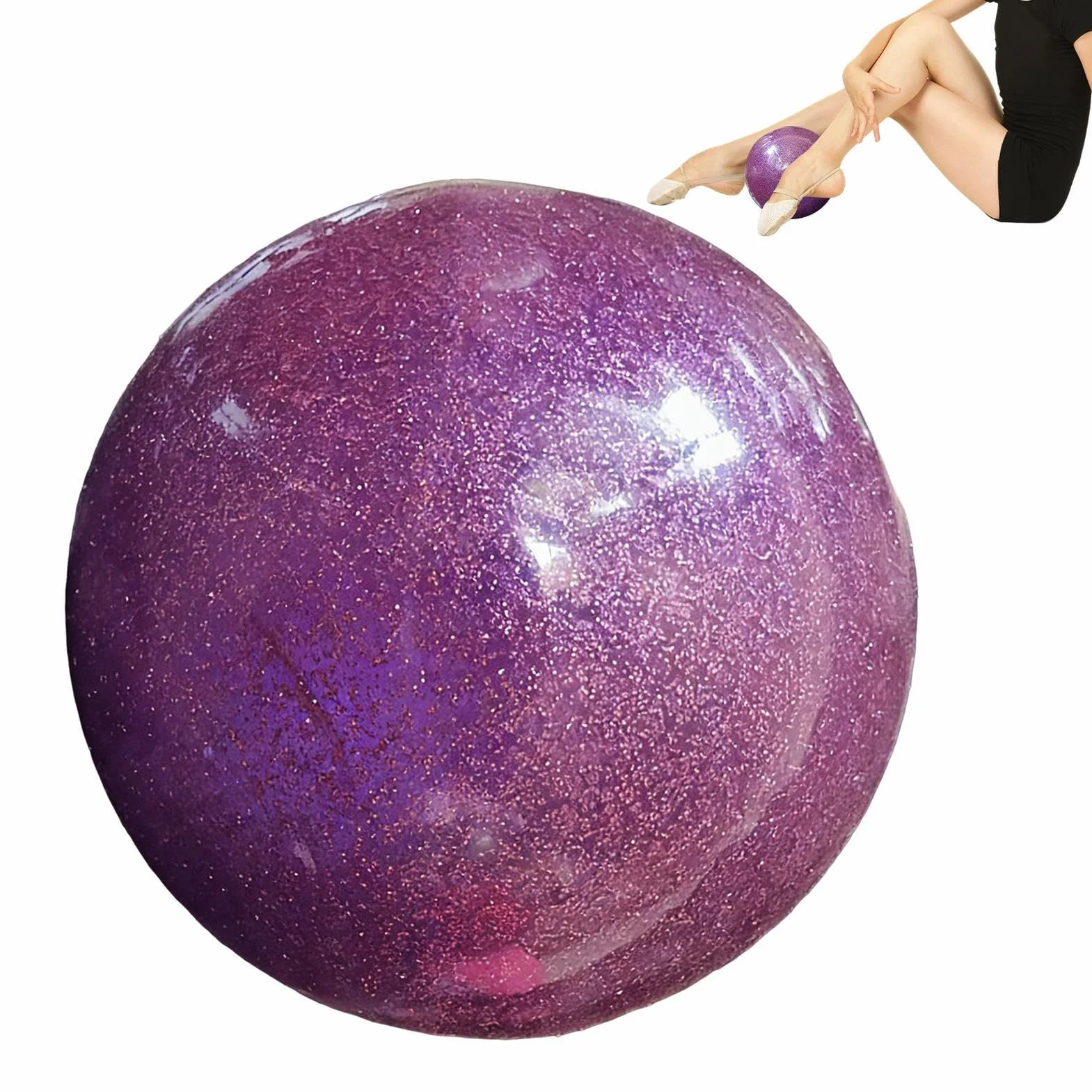 Ballon de Gymnastique Rythmique Haute Élasticité pour Filles Compétition