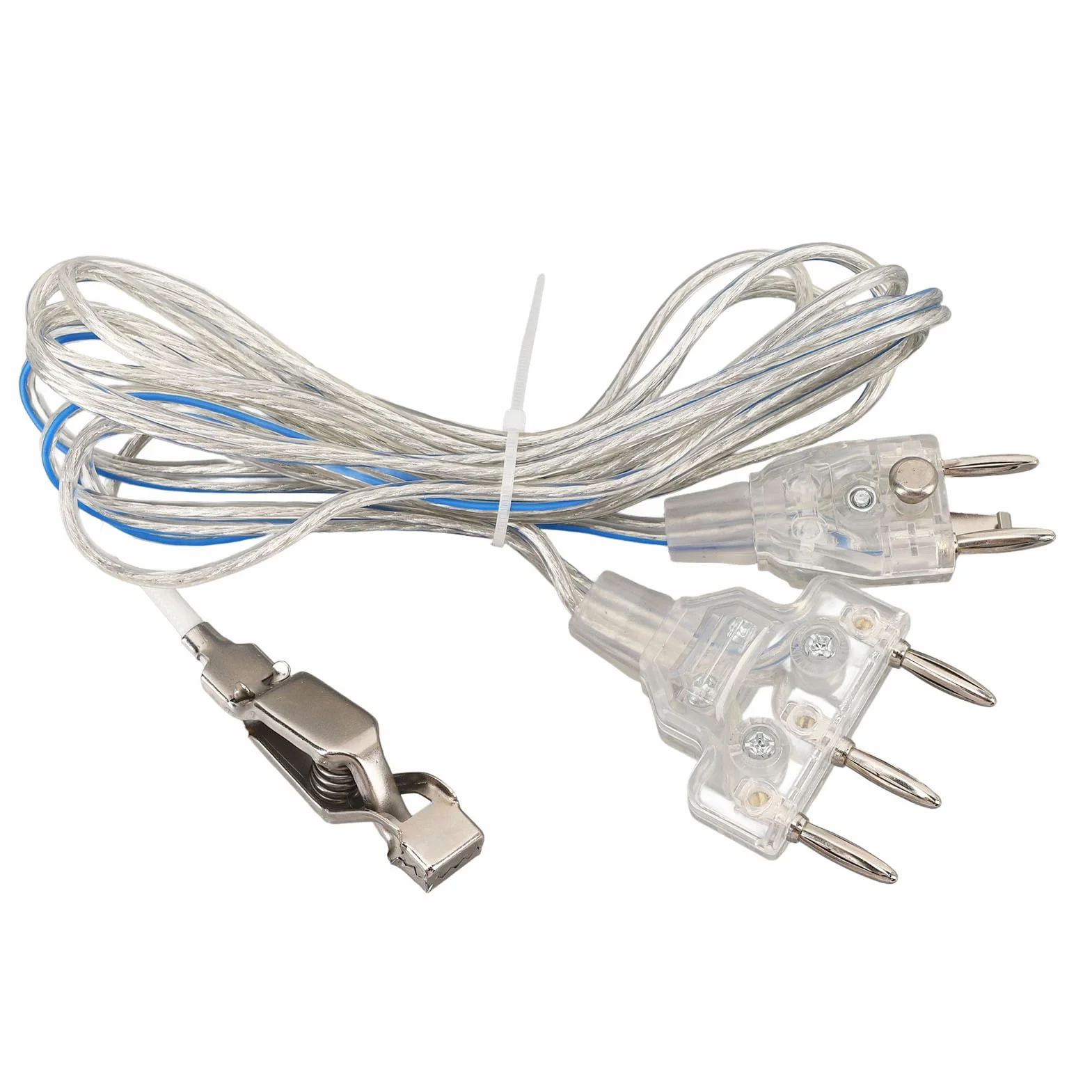 Cocoarm Fil de Corps d'Épée, Fil Conducteur Transparent en Plastique Acier Inoxydable pour Compétitions d'Escrime