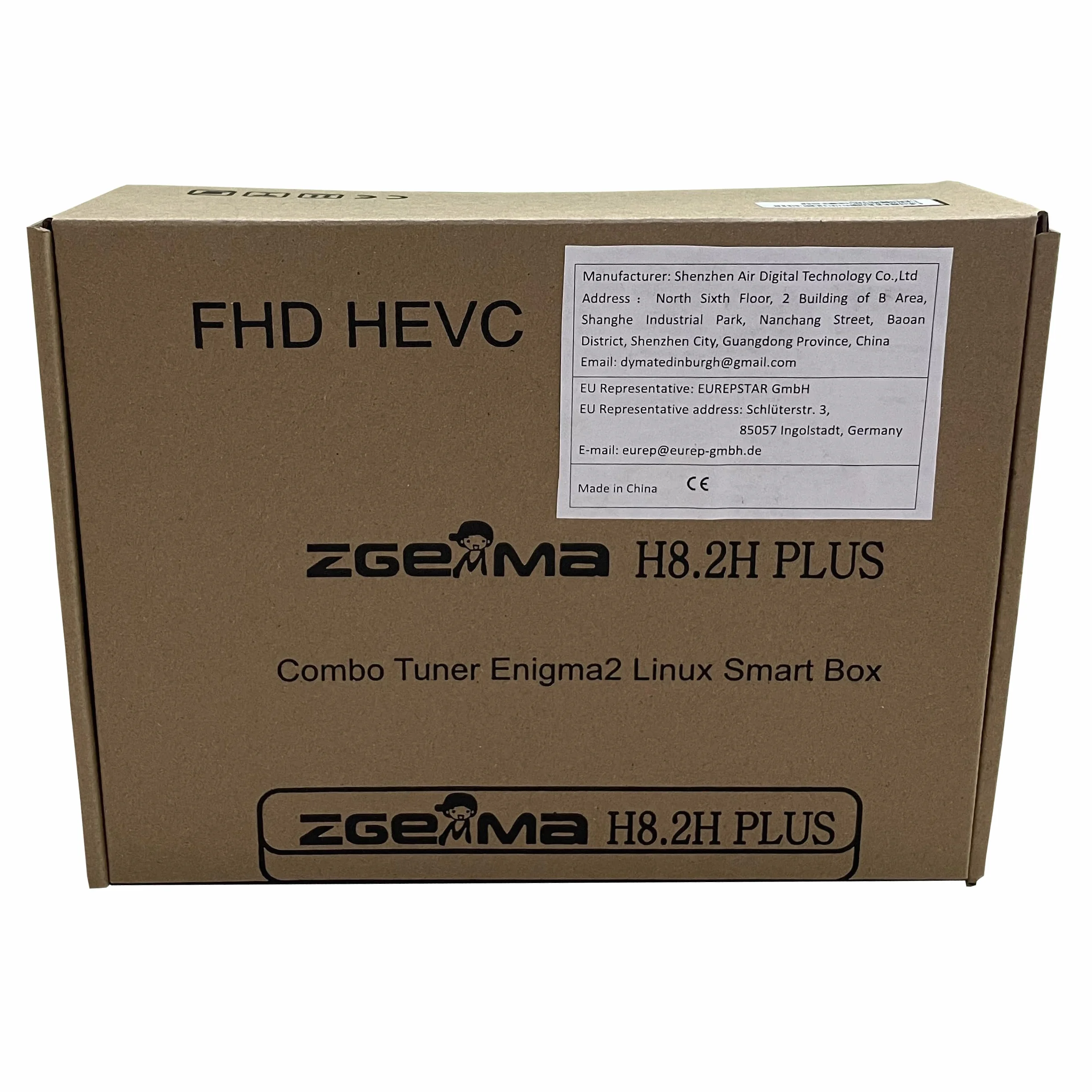 Zgemma H8.2H Plus HEVC H.265 Satellite TV Receiver DVB S2 DVB C T2 Free to Air