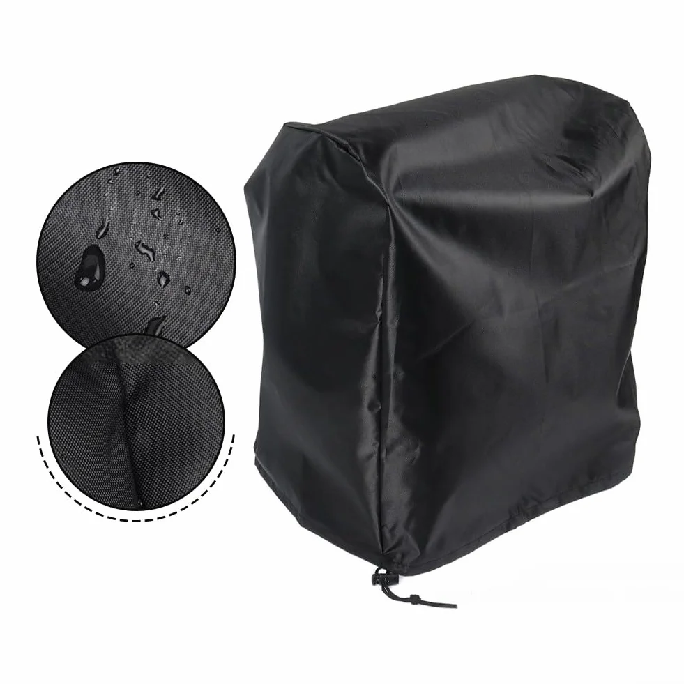 Housse anti-poussière pour microscope, protection imperméable en tissu Oxford, noir, 35 x 20 x