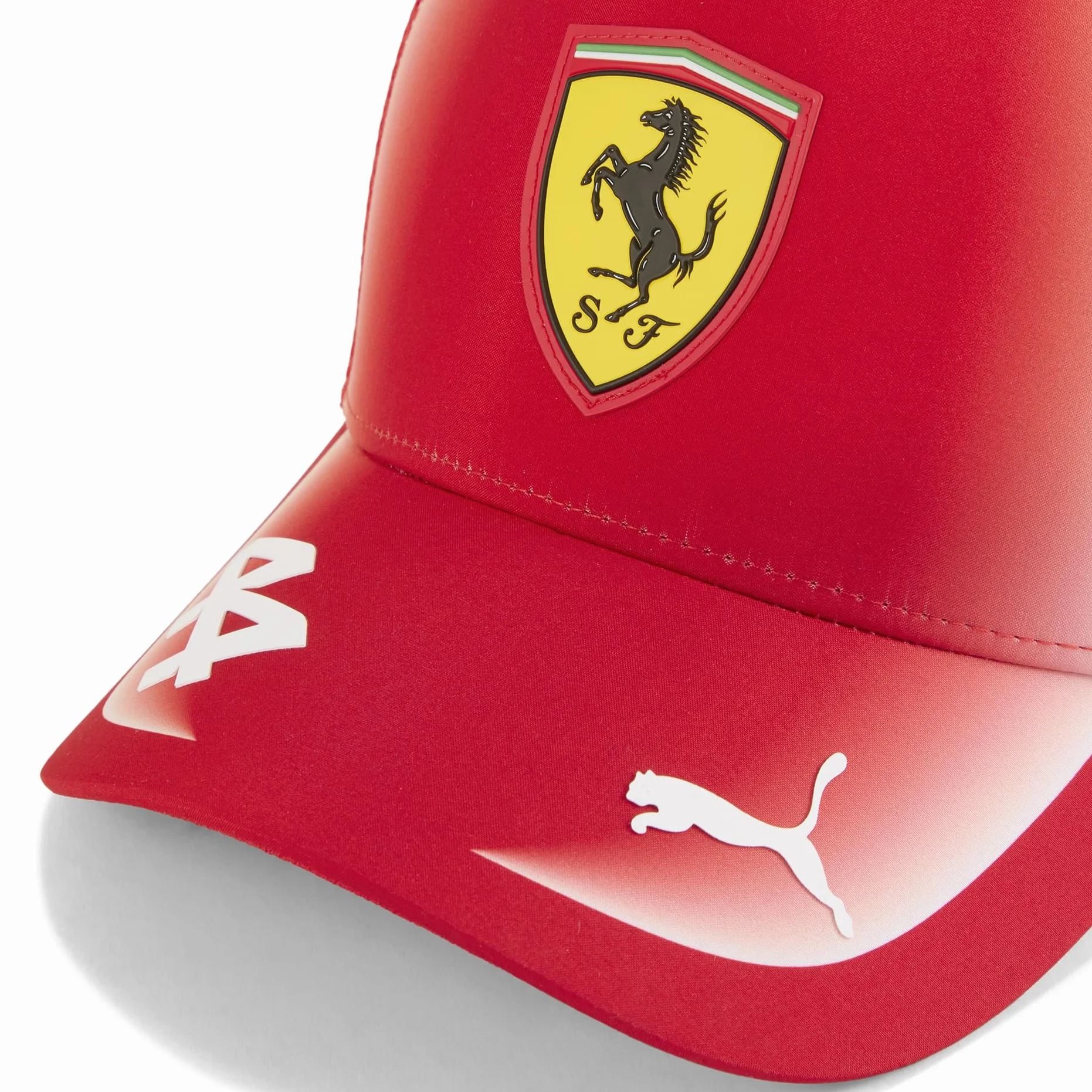 PUMA Casquette Trucker Enfant Scuderia Ferrari F1 2026 Lewis Hamilton Rouge Taille Unique