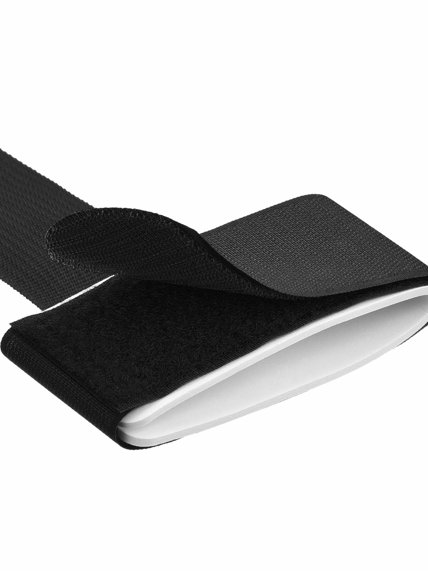 Bandoulière de Ski Porte-Épaules Réglable avec Sangle Rembourrée pour Transporter Skis et Bâtons, Noir