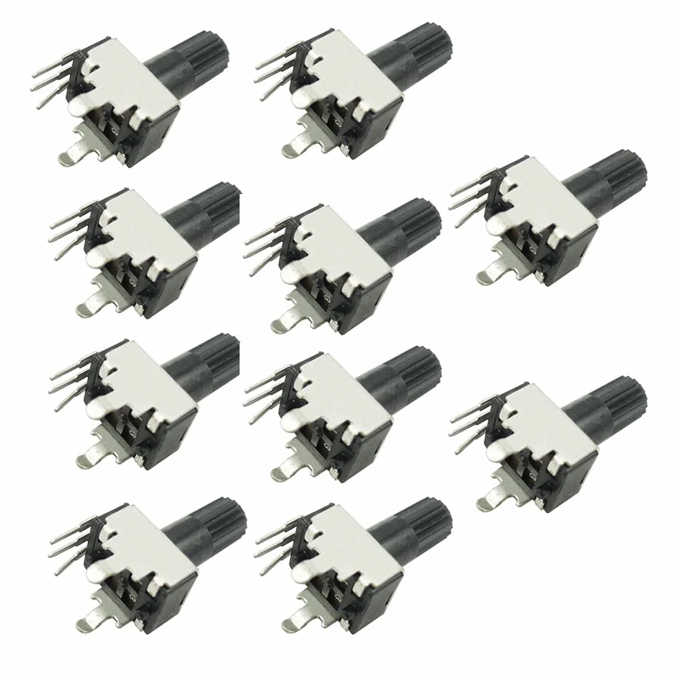 10pcs RV09 type vertical Adjustable potentiomètre Resistance 1 K 2 K 5 K 10 K 20 K 50 K 100 K 200 K 500 K 1 m