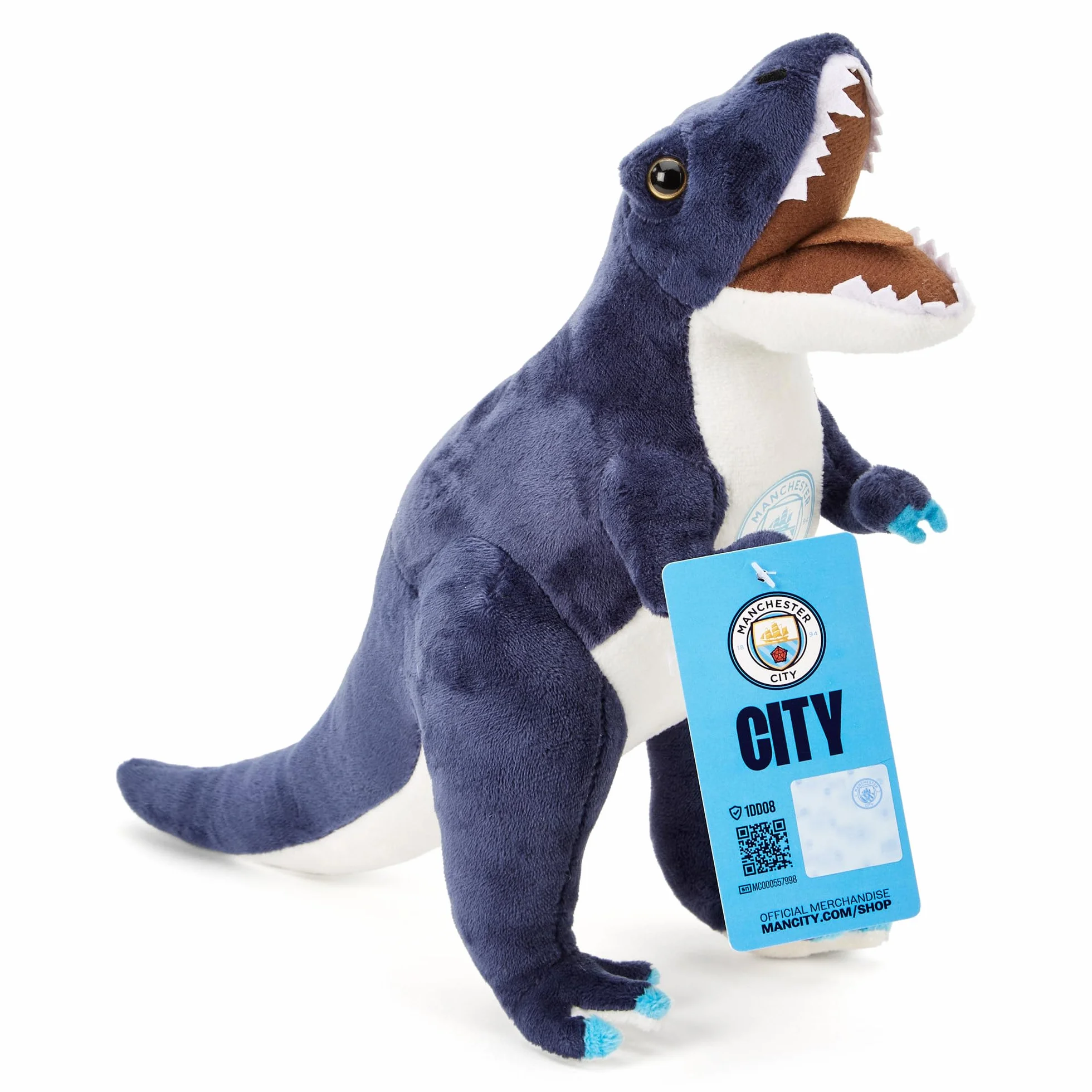 Manchester City FC Tyrannosaure Rex Peluche Officielle 30 cm