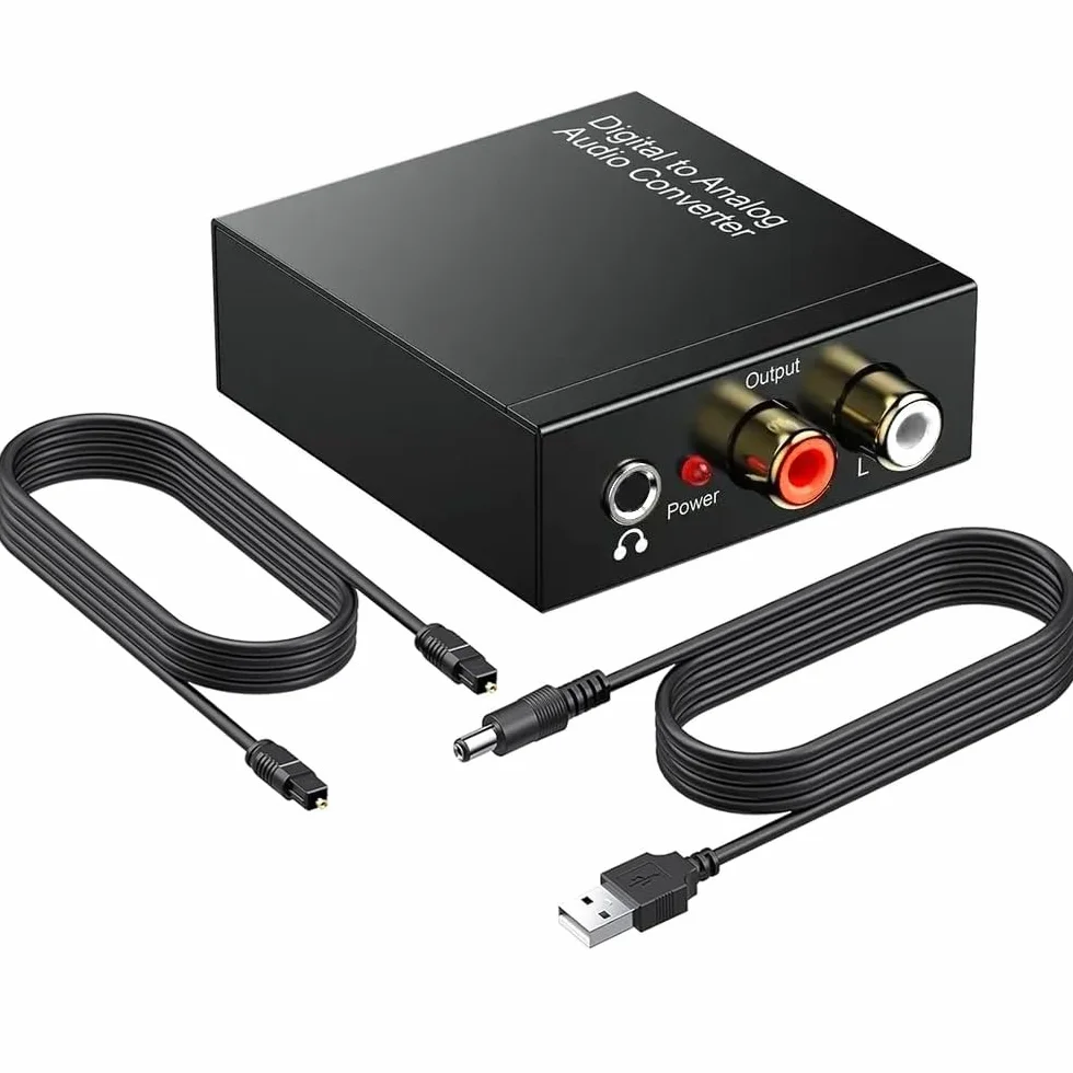 Convertisseur Audio Numérique Vers Analogique USB HiFi Toslink RCA Adaptateur pour Rme Smsl HDTV PS3 PS4 Xbox
