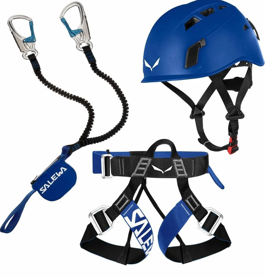 Salewa Kit complet d'escalade Premium Attac Plus Bleu