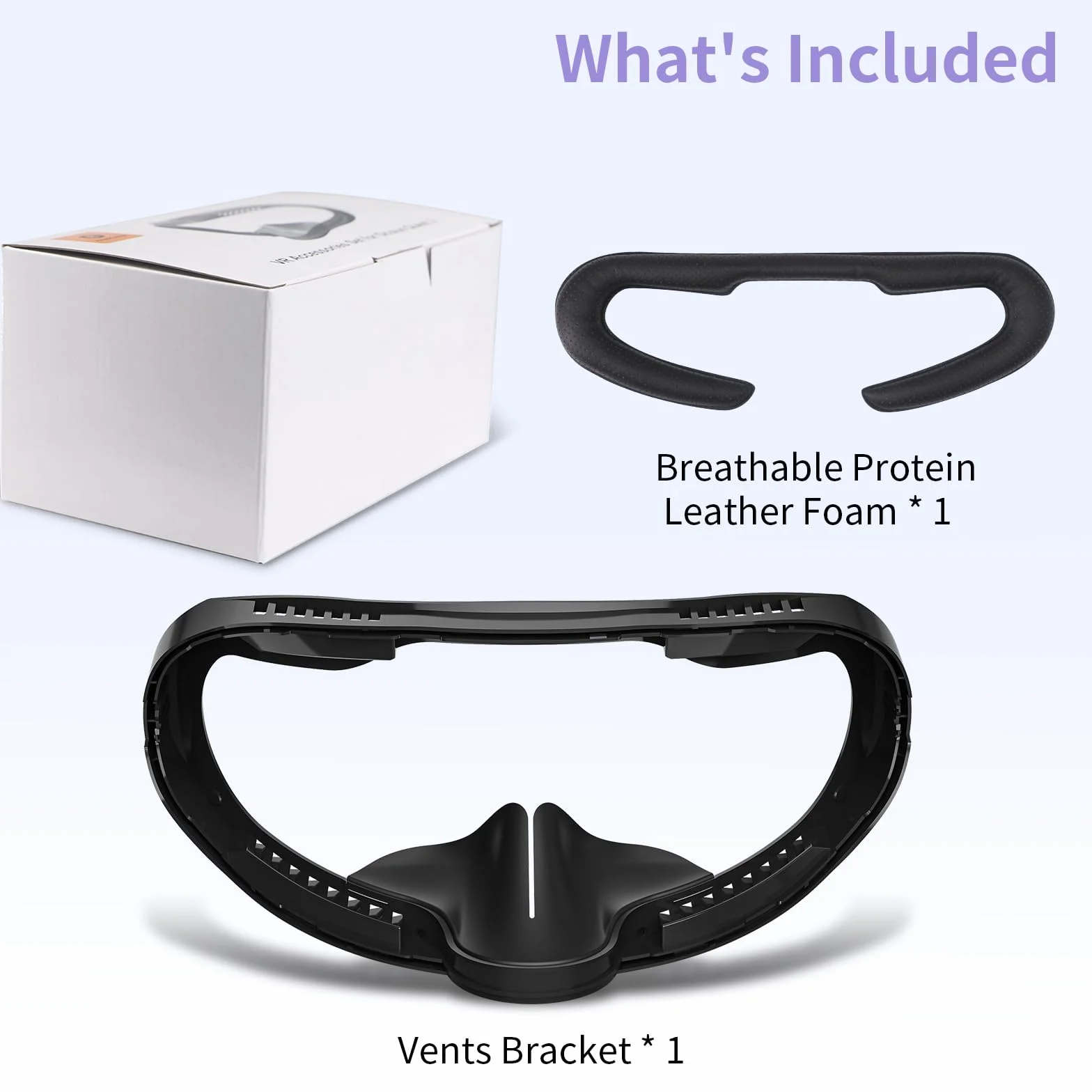 AODELAN Coussinet facial VR pour Playstation VR2 - Cuir respirant - Accessoire protection visage PS-VR2
