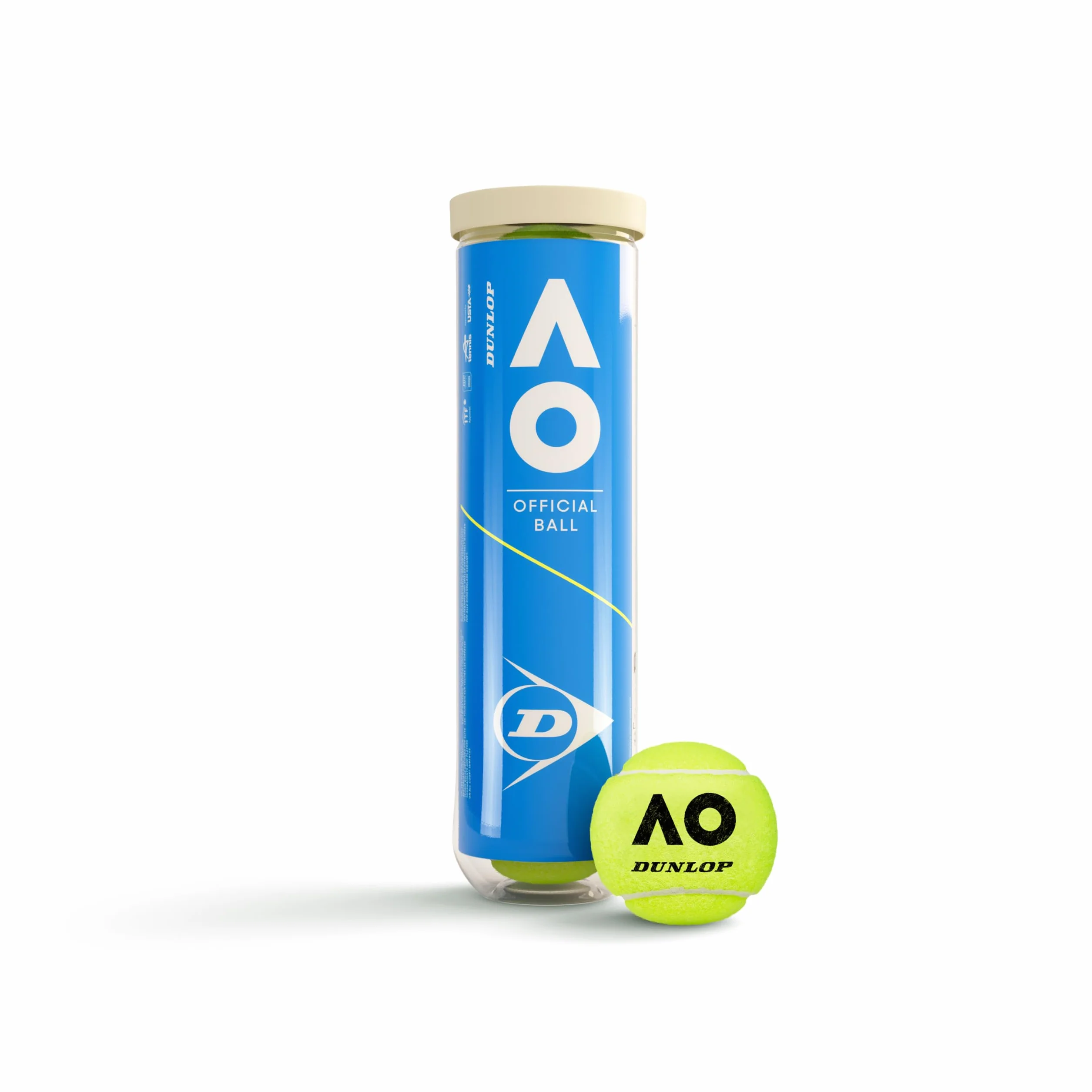 DUNLOP Balle de Tennis Australian Open Terre Battue Terrain Dur Gazon