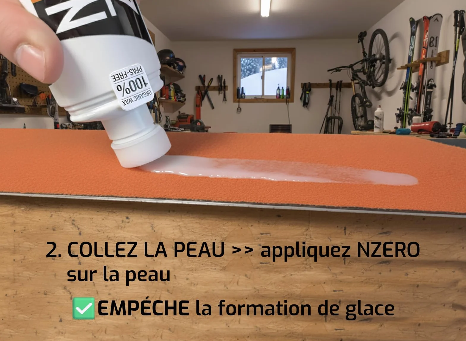 Fart liquide biologique pour skis de randonnée 100 ml