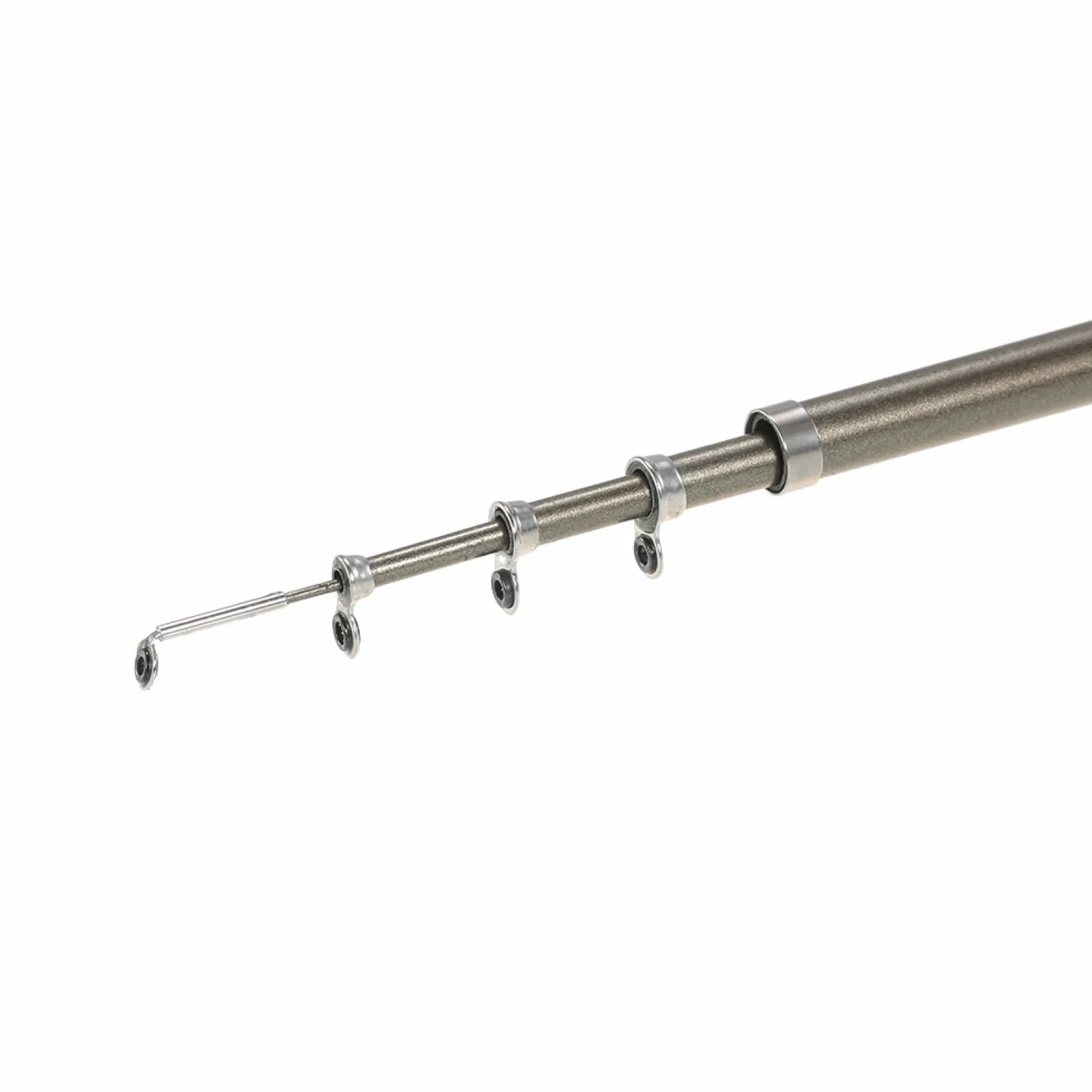 Télescopique canne à pêche kit avec moulinet en alliage d'aluminium portable