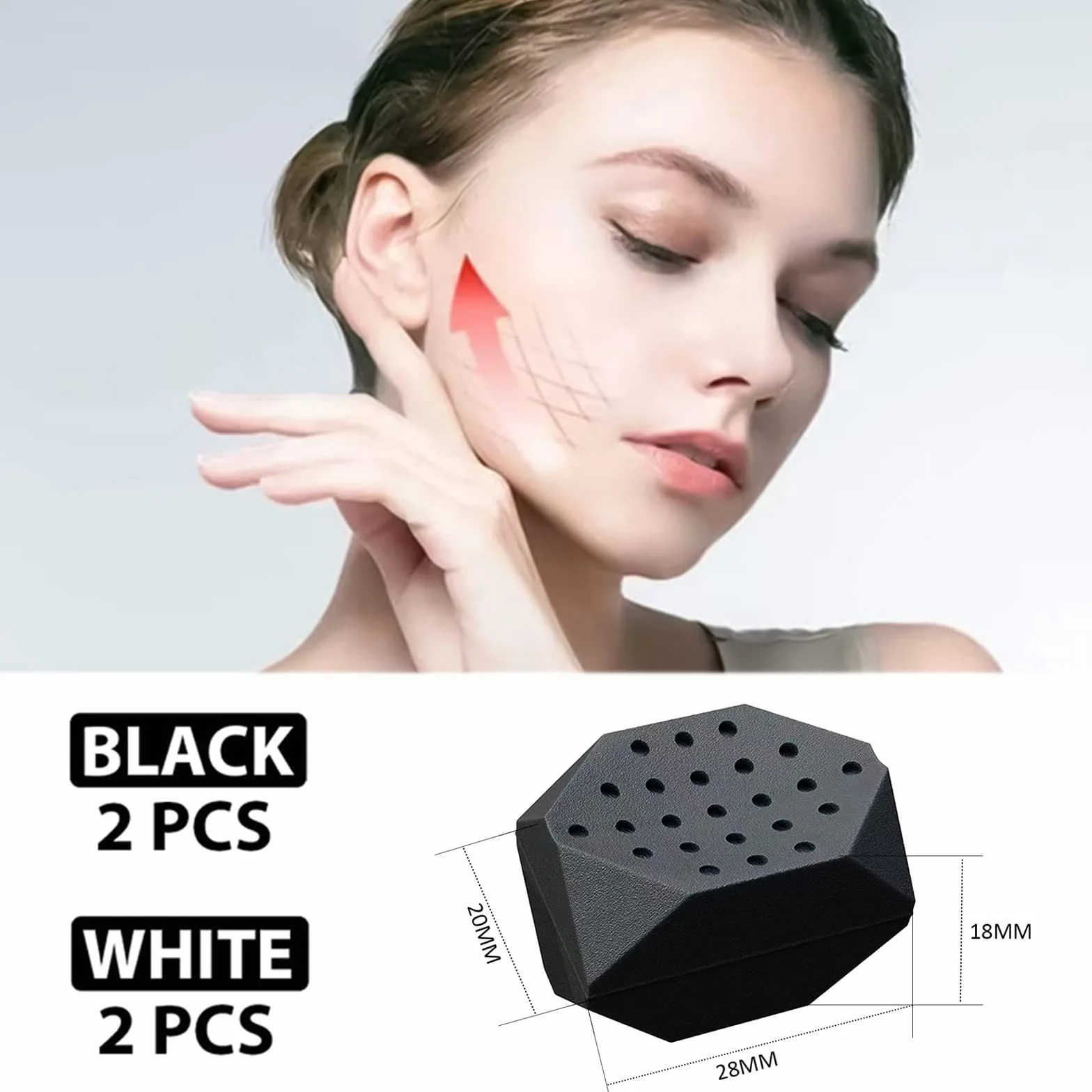 Jawline Exercice de Mâchoire, Dispositif de Renforcement du Cou Muscler Machoire Outil pour Hommes Femmes
