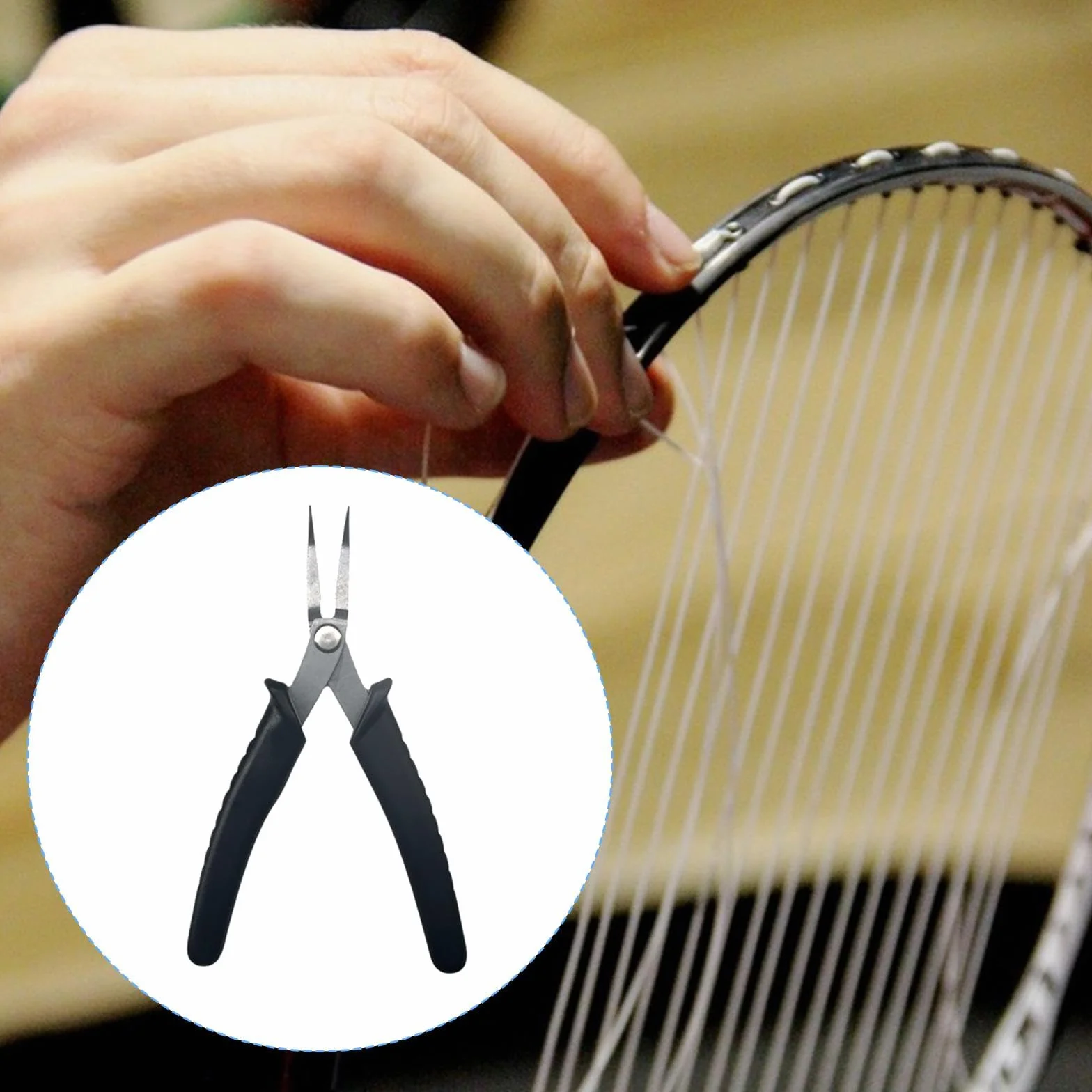 Pince à Corder pour Badminton en Acier Inoxydable, Raquettes Tennis Squash