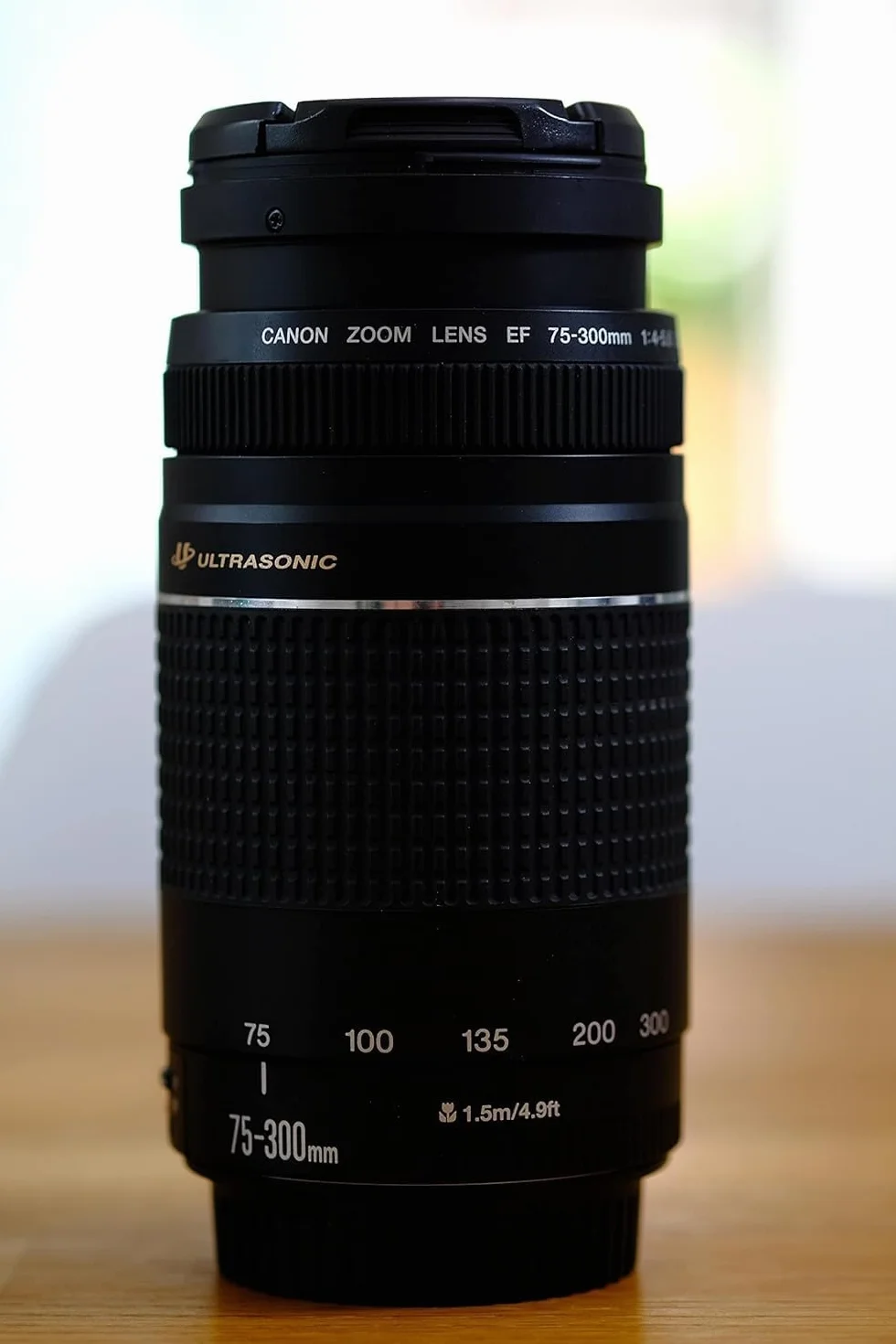 Canon 6473A003 Objectif pour Reflex EF 75-300mm f / 4.0-5.6 III, noir