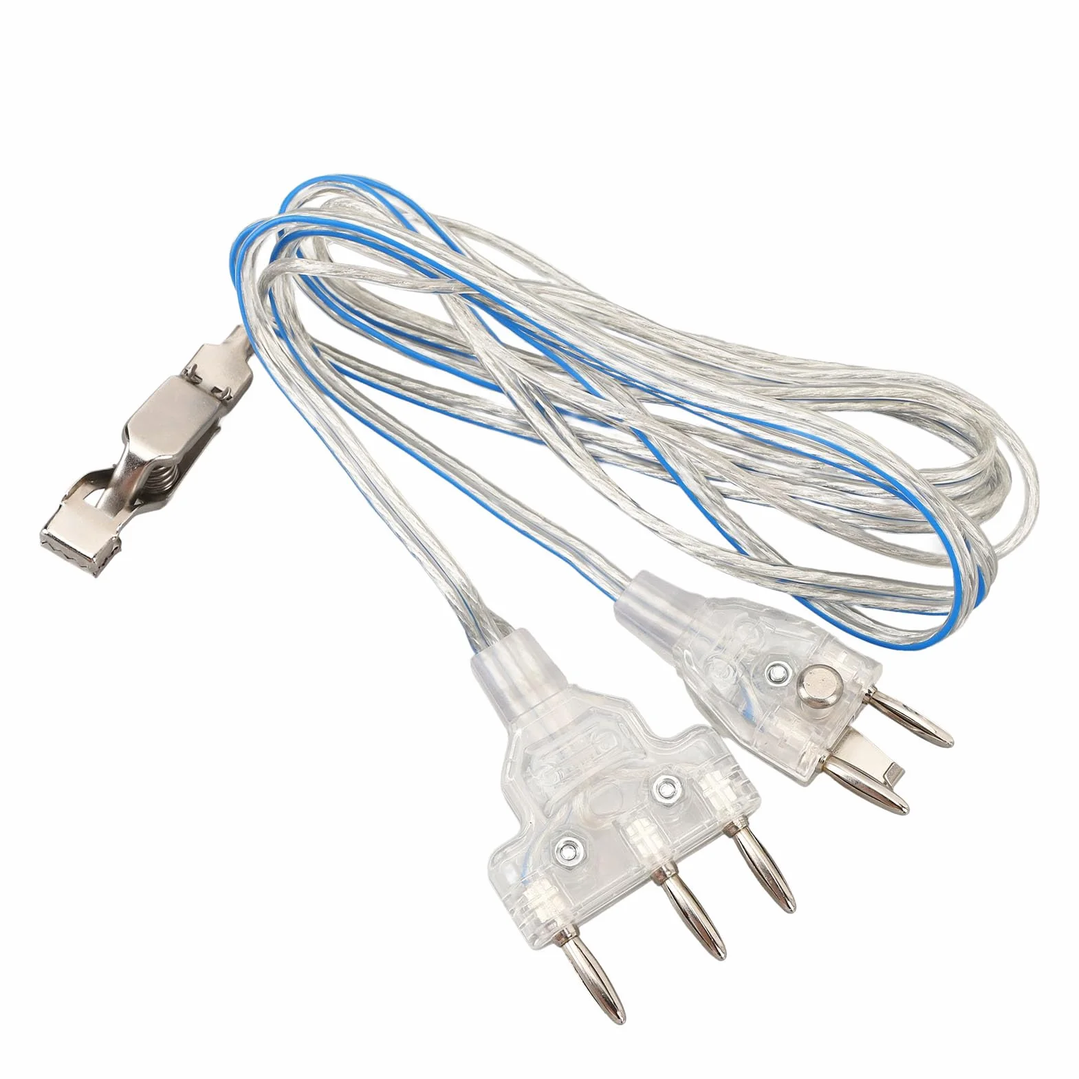 Cocoarm Fil de Corps d'Épée, Fil Conducteur Transparent en Plastique Acier Inoxydable pour Compétitions d'Escrime