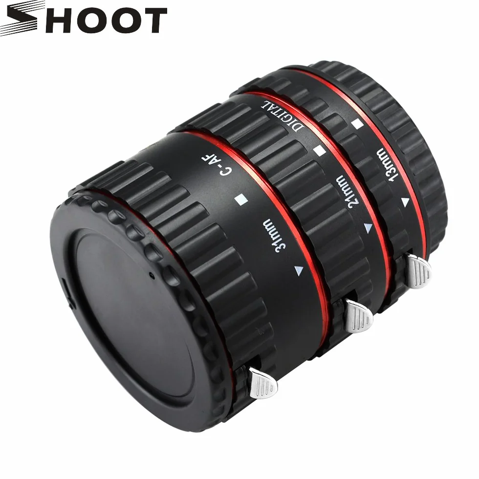 Macro Tube d'extension D & F pour objectif Canon EOS EF/EF-S mise au point automatique