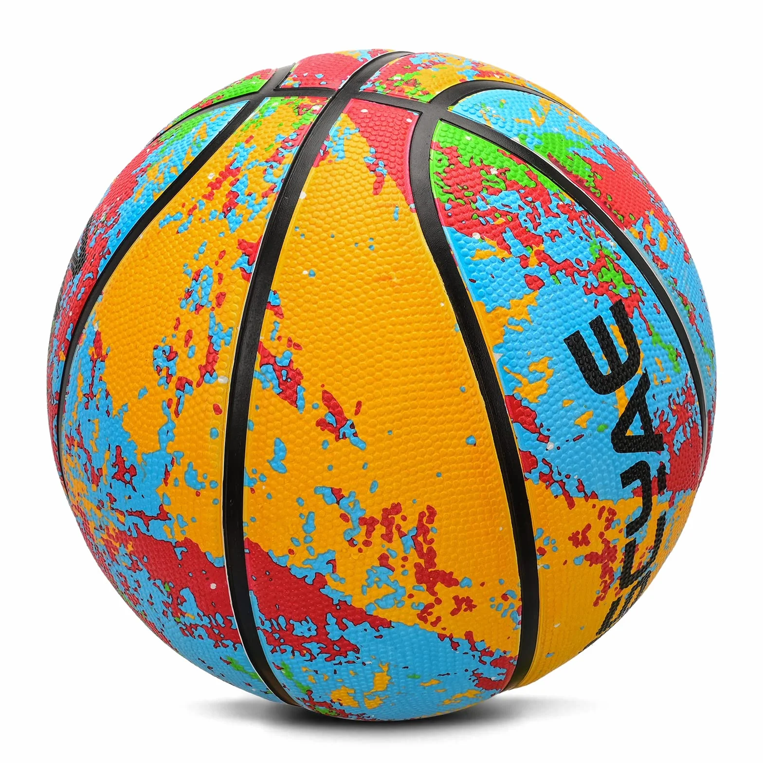 Ballon de Basket Taille 5 et 3 pour Enfants, Extérieur en Caoutchouc