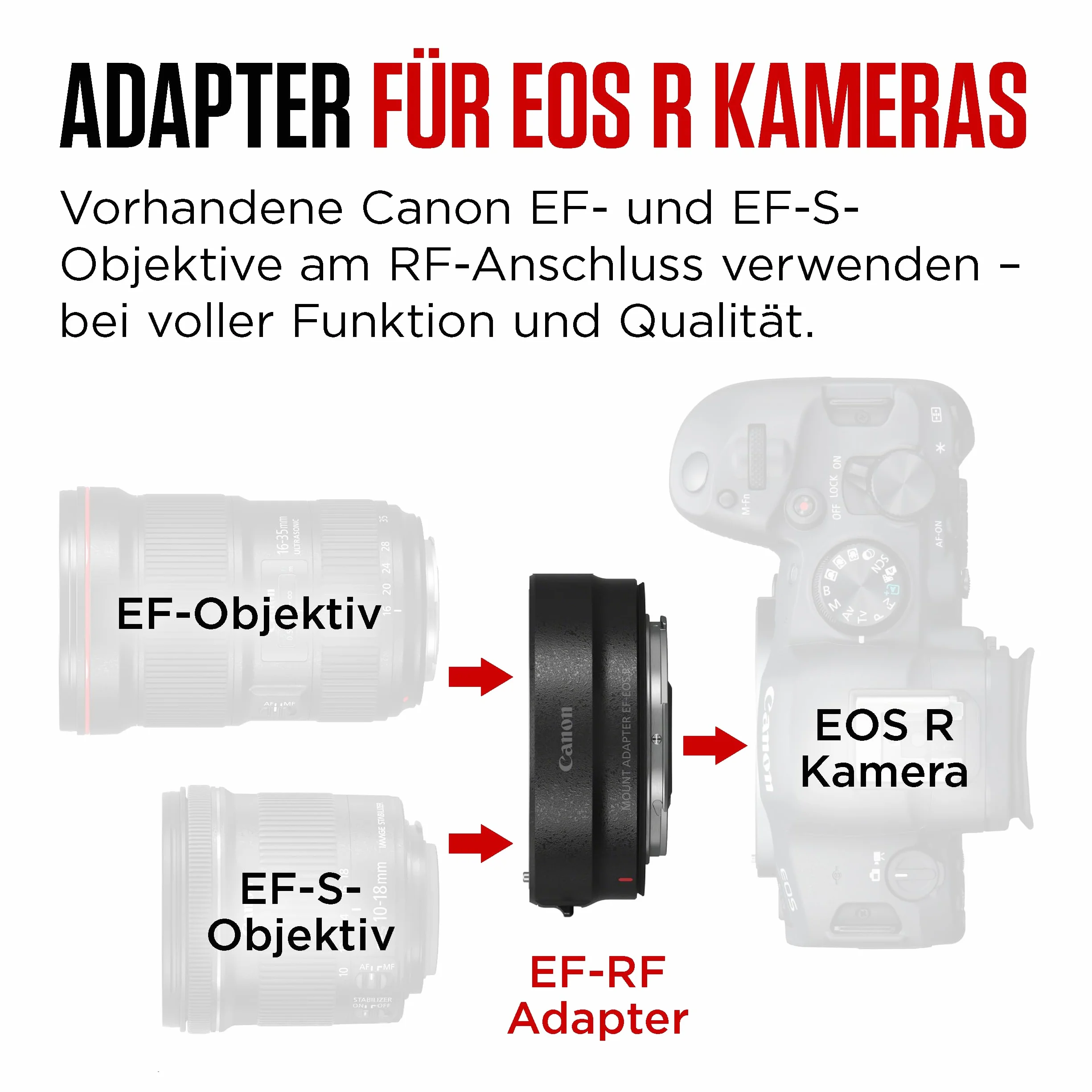 CANON Bague d'adaptation EF - EOS R