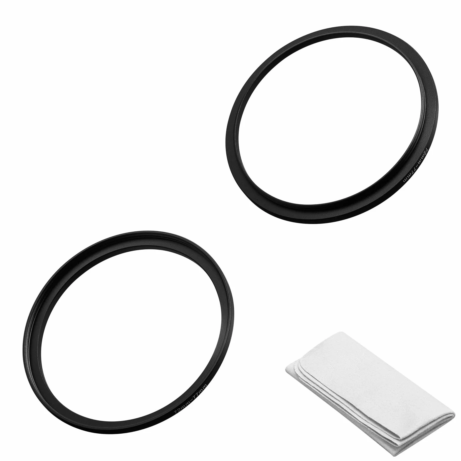 Bague d'adaptation de Filtre Step Up 72-77 mm pour Filtre en Alliage d'aluminium de qualité aéronautique