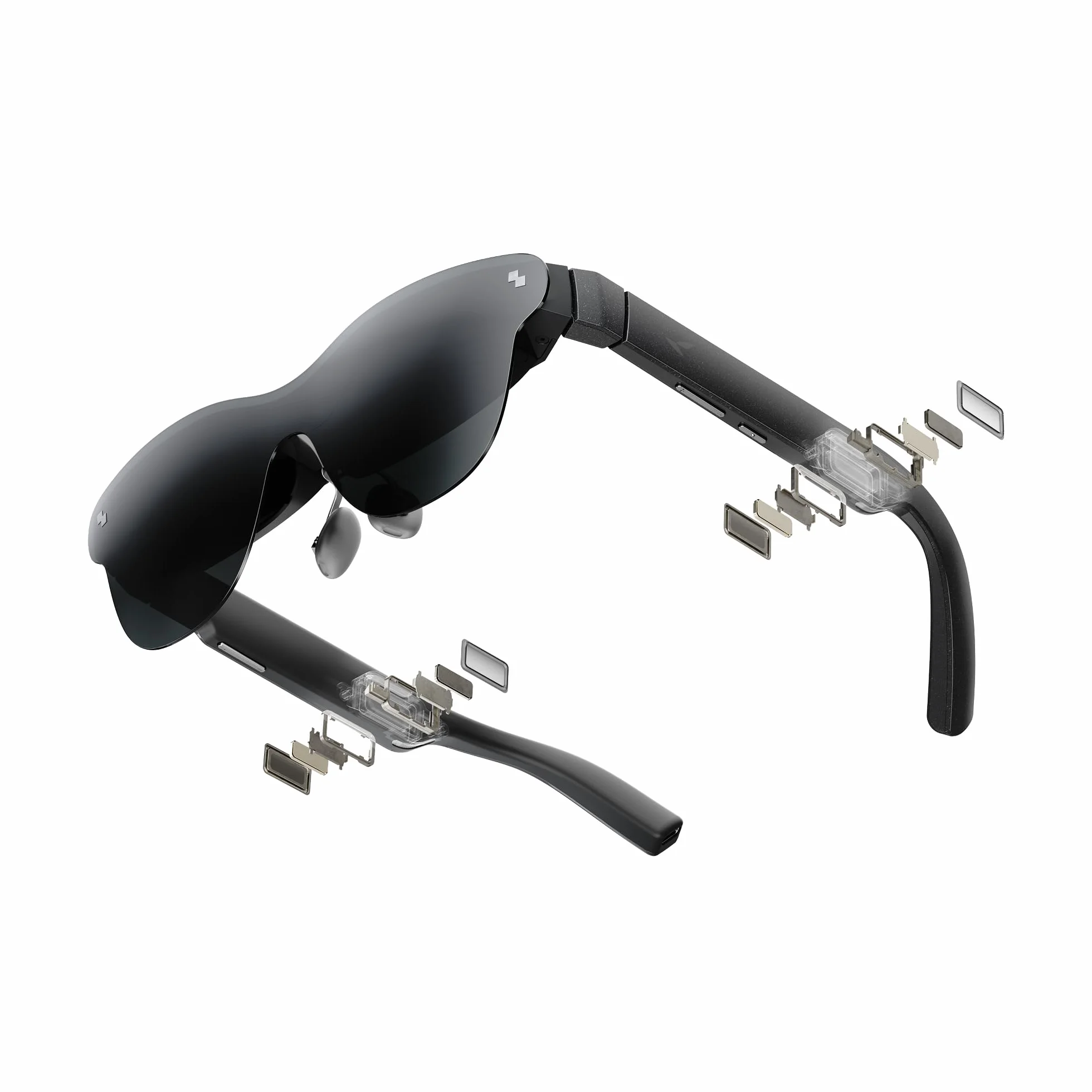 RayNeo Air 4 Pro Lunettes AR/XR, Écran HDR10, Puce Vision 4000, Cinéma Virtuel 201 Pouces, Audio par Bang & Olufsen, Lunettes 3D Films & Jeux pour iPhone 17,16,15/Android/Switch 2/Mac/Steam Deck/PS4/5