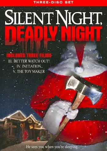 Silent Night Deadly Set de 3 disques de nuit avec 3 DVD
