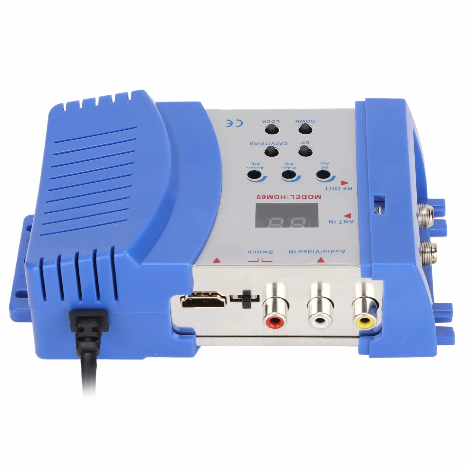 Modulateur AV HDMI vers RF pour format TV PAL ou NTSC, démodulateur RF, convertisseur composite VHF UHF HDMI vers RF, résolution réglable, convertisseur audio vidéo TV pour TV 90-240 V