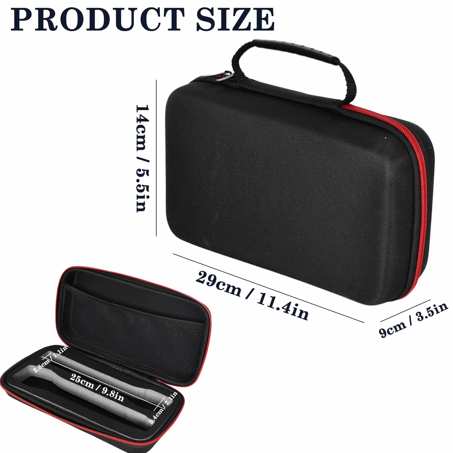 Étui pour Microphone USB sans Fil - Boîte de Rangement Antichoc pour Microphone Karaoké - Voyage en Plein Air