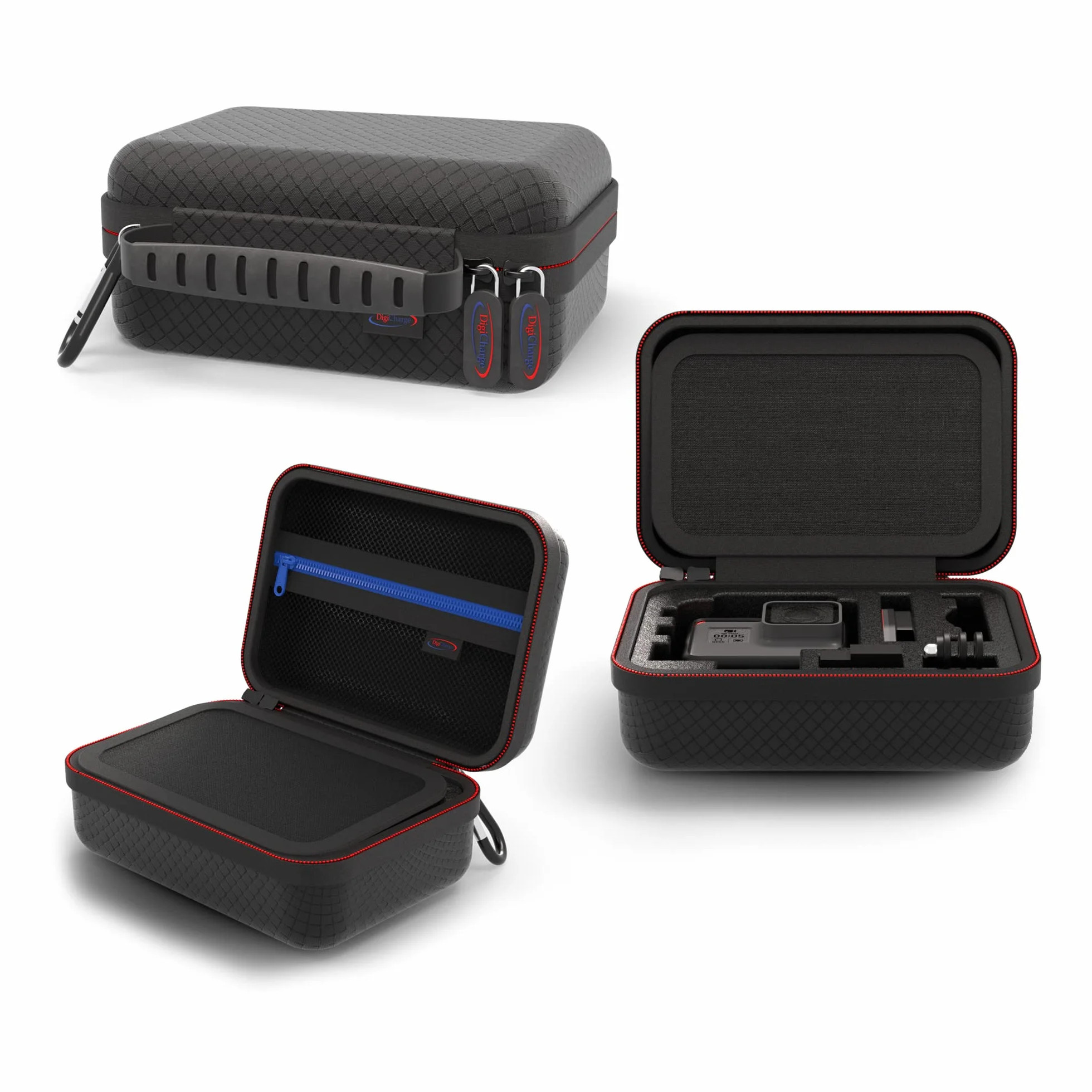 Digicharge Housse Étui Protection Compatible Gopro Hero11 Hero10 Hero9 Max Hero 11 Mini 10 9 8 7 6 Apeman Apexcam Victure Kitvision Akaso