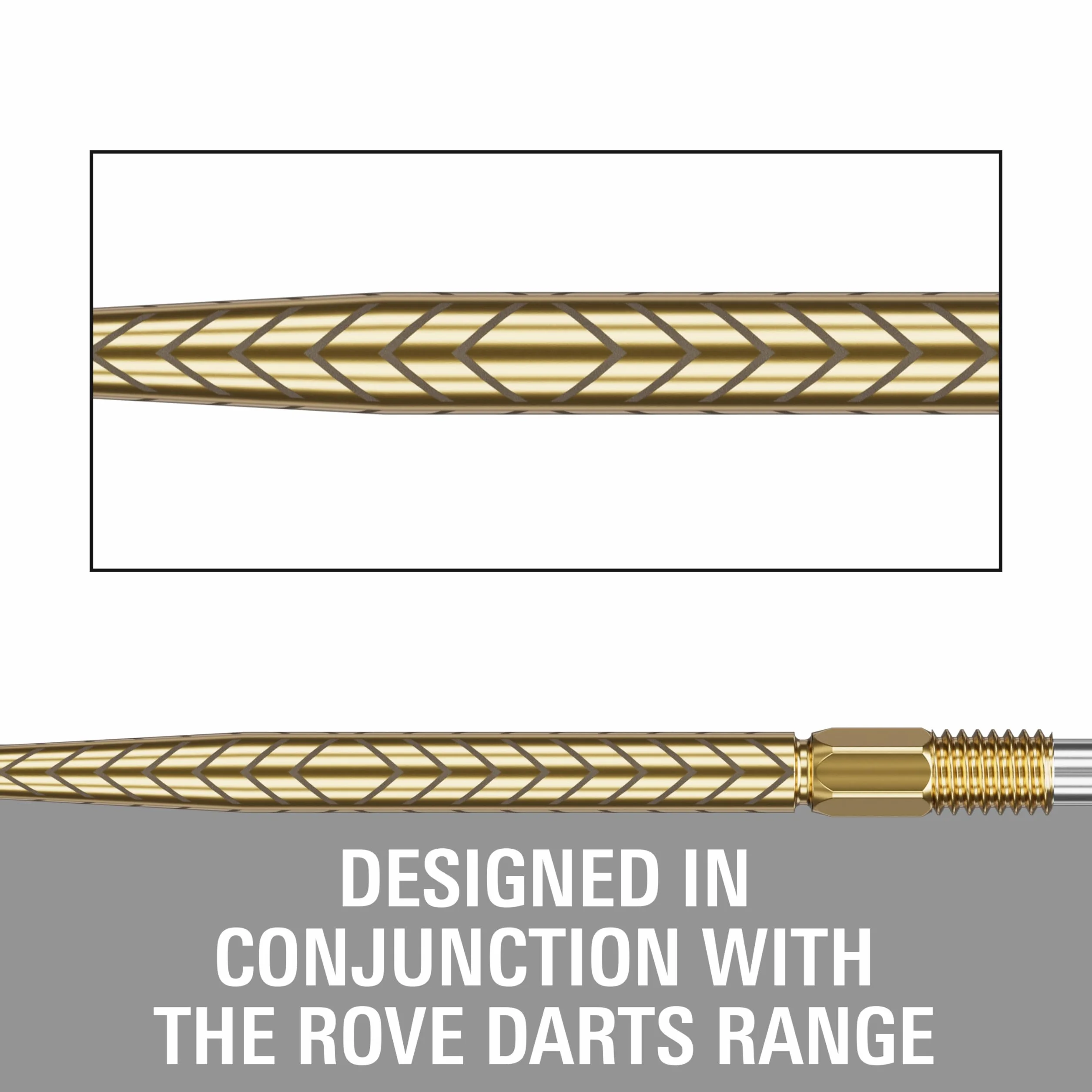 Target RVE Swiss Point Dart Points 30mm Gold (3 Pack) Set Pointes Fléchettes