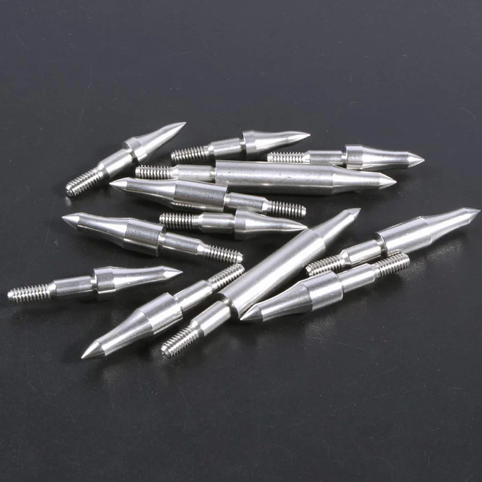 Pointe de Flèche de Tir à l'arc en Acier Inoxydable 75-300 Grain SHARROW 12pcs