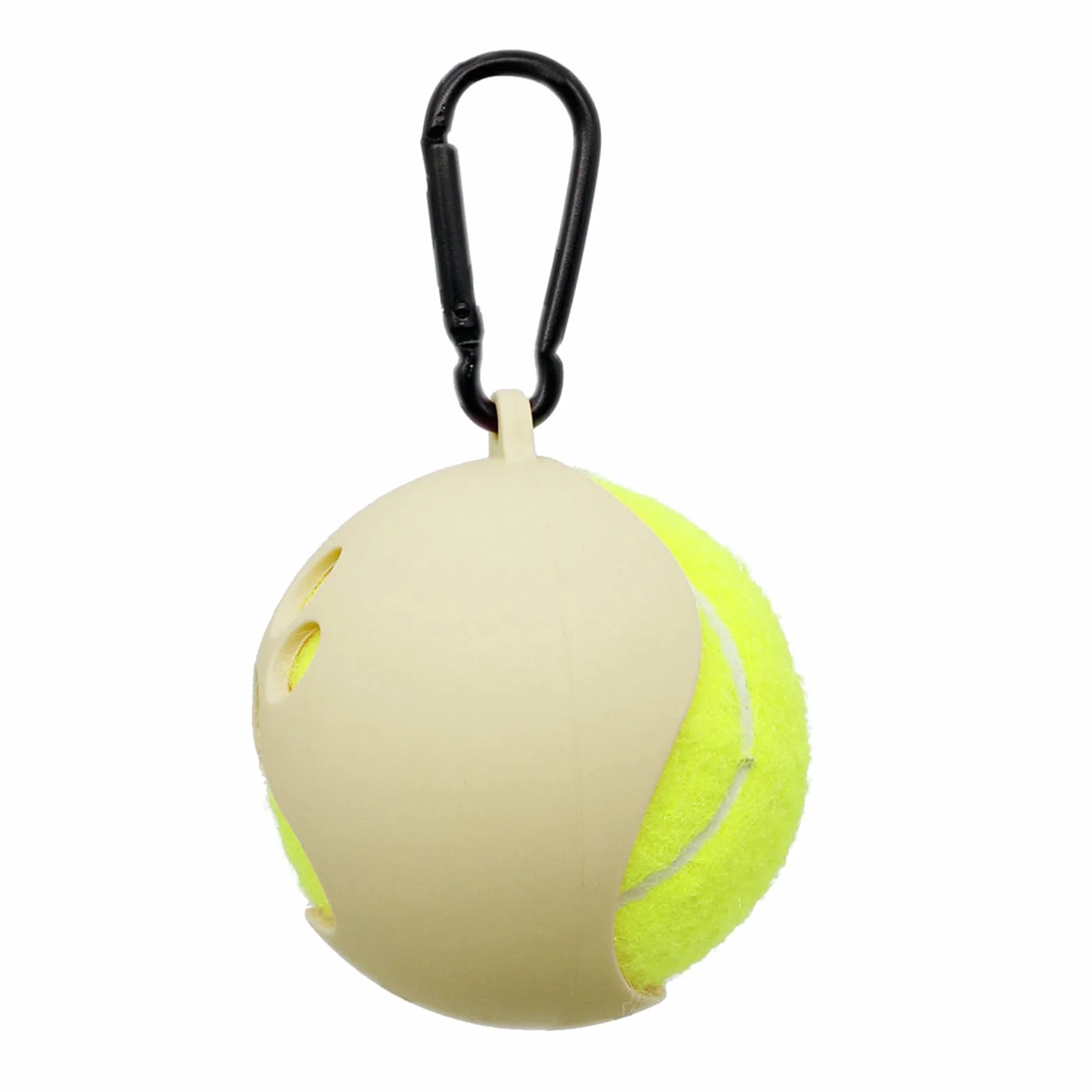 Porte-boule portable pour chien avec laisse Support de balle de tennis pour extérieur
