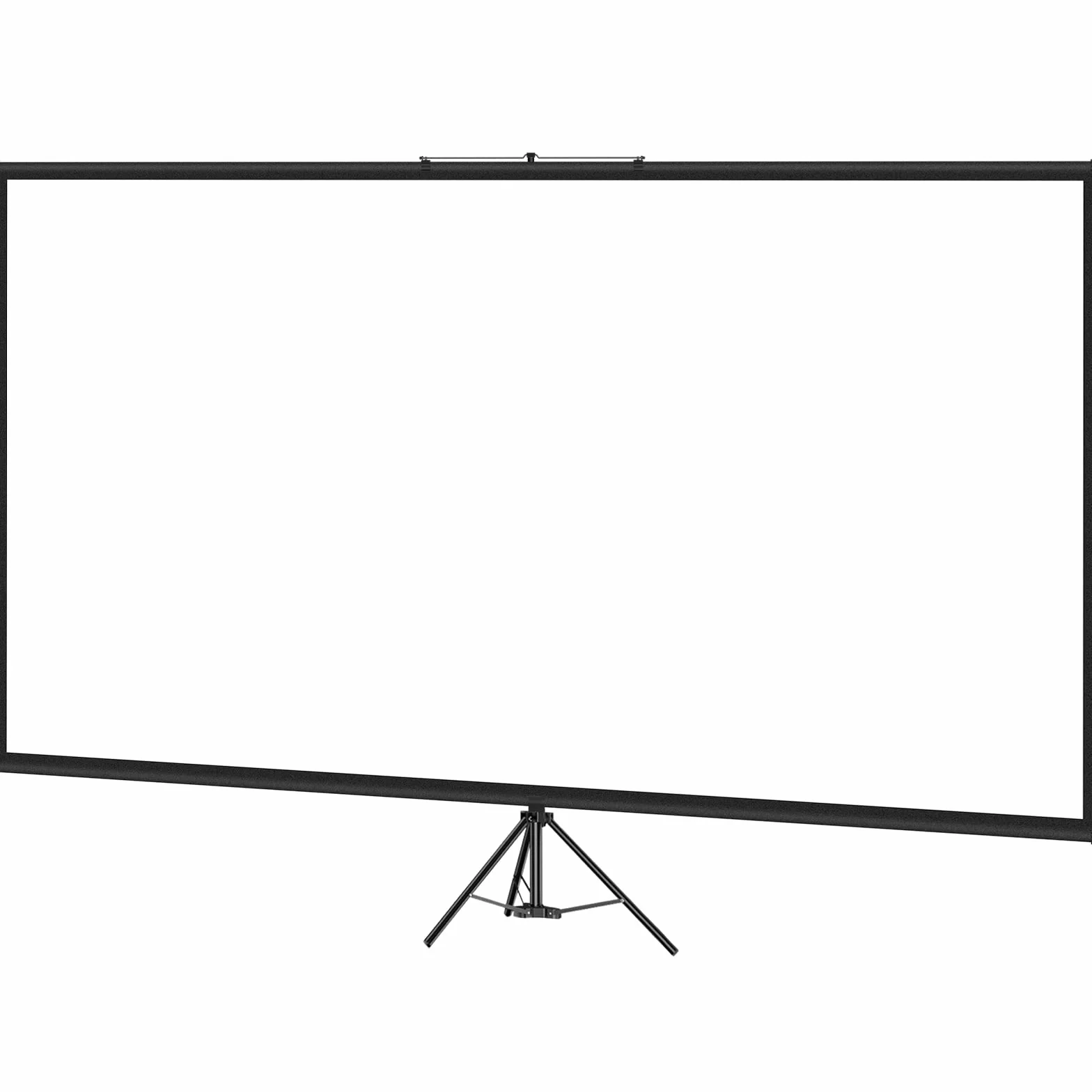 VEVOR Écran de Projection 110 Pouces 4K HD 16:9 Trépied Réglable 244x137 cm Infroissable Blanc/Noir
