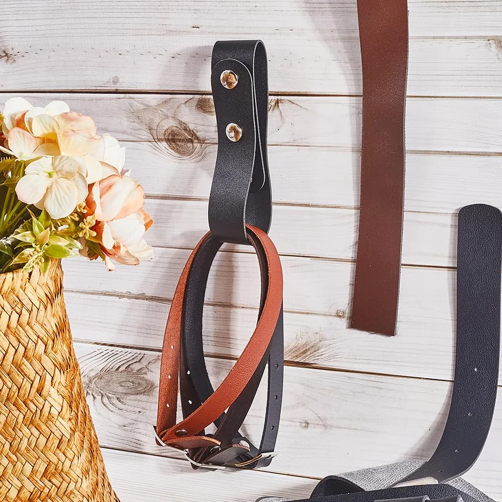 GORGECRAFT Étui à Fouet en Cuir PU 380 × 30mm Noir Porte Fouet Ceinture Bullwhip