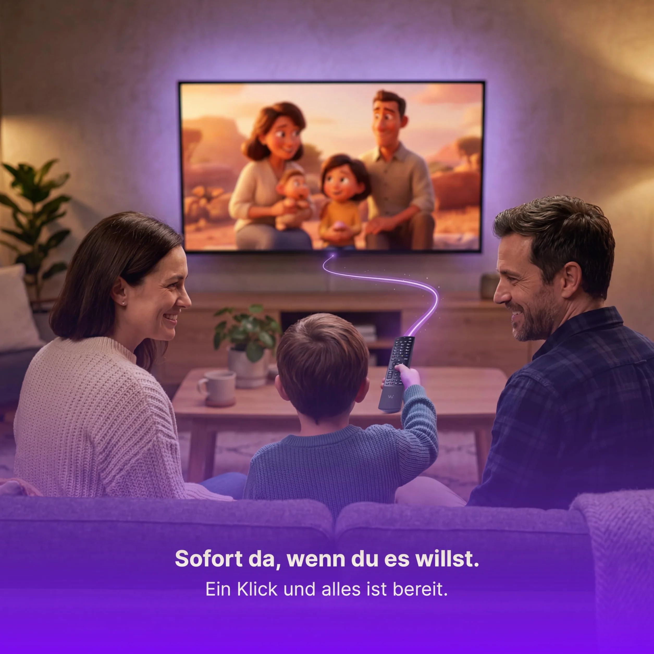 VU + ZERO WE 1x DVB-S2 Linux Récepteur Full HD 1080p - Blanc