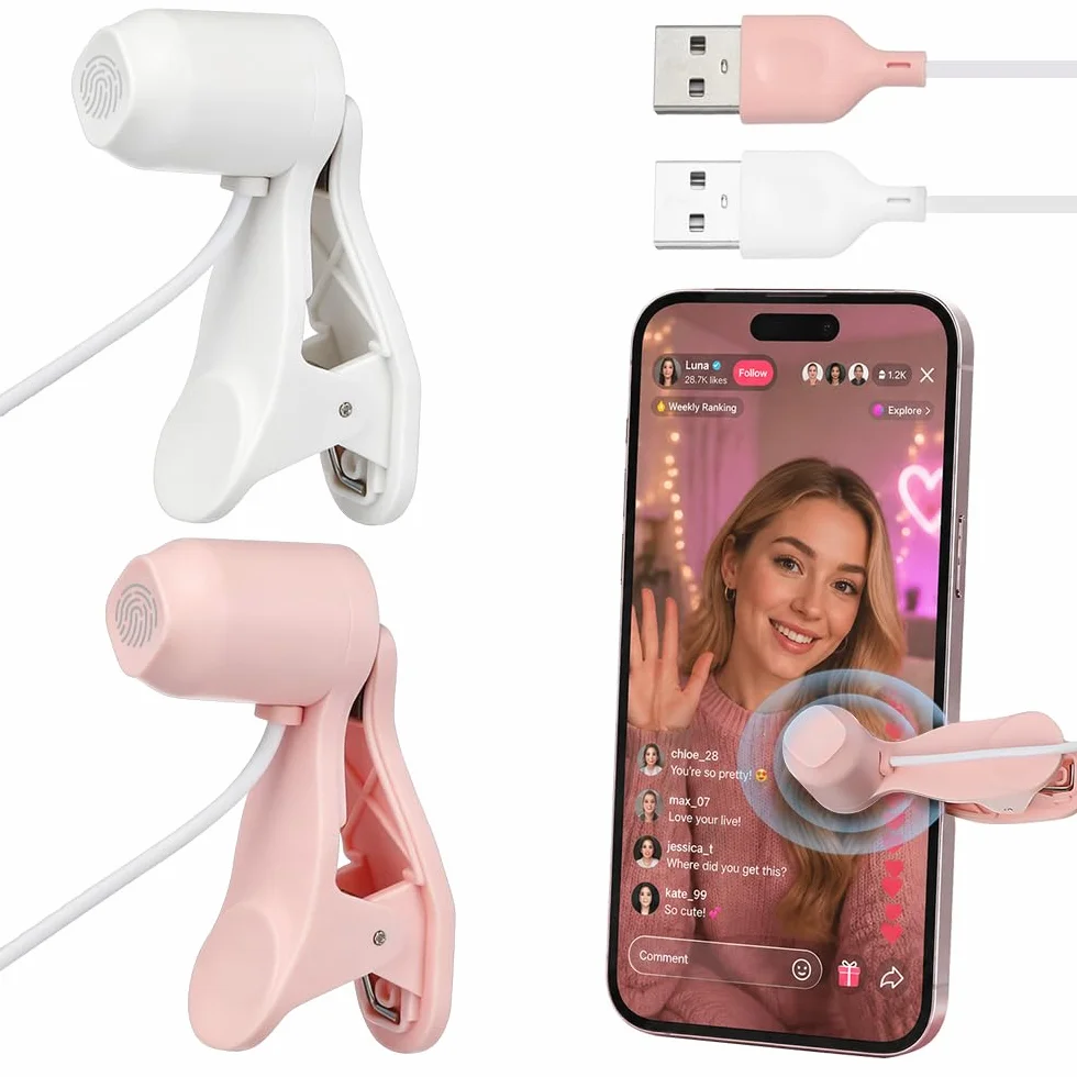 Tapoteur Automatique Tiktok, 2 Pièces Auto Clicker avec 3 Réglages, Auto Screen Clicker Dispositif USB de Clic Automatique pour Jeux et Achats