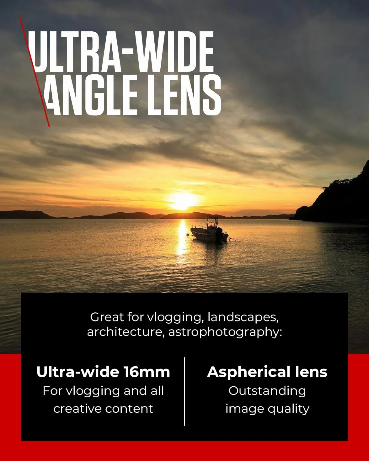 Objectif Canon RF 16 mm F2.8 STM distance focale ultra large, plein format, vlog et photographie de paysage, compatible avec Canon EOS R
