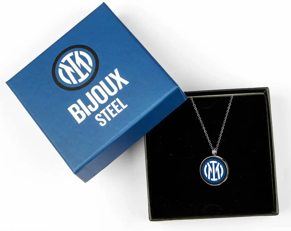 F.C. Internazionale Médaille acier inoxydable homme