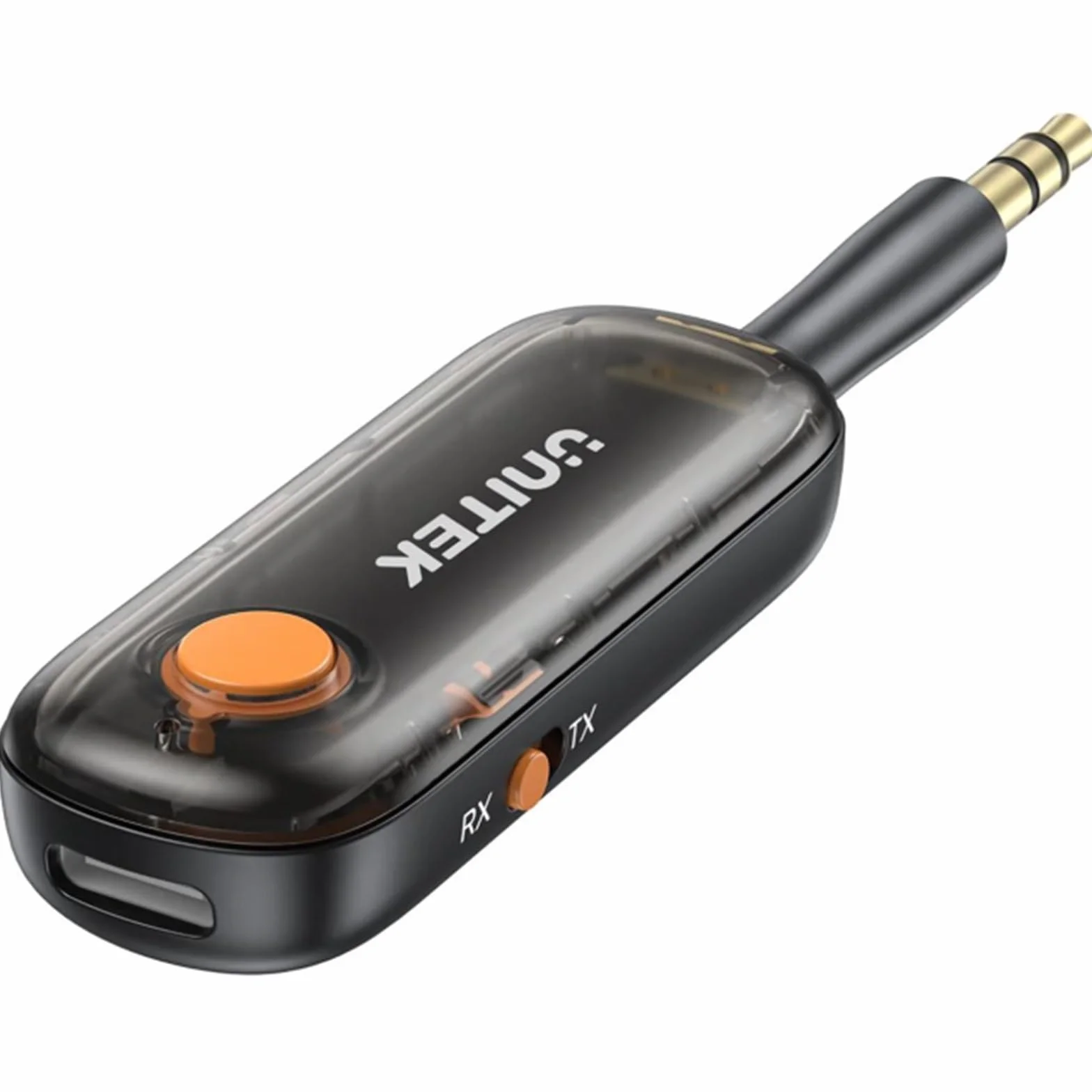 UNITEK Emetteur/Récepteur Audio Bluetooth sur Batterie (10h) ou sur Secteur - Jack 3.5mm