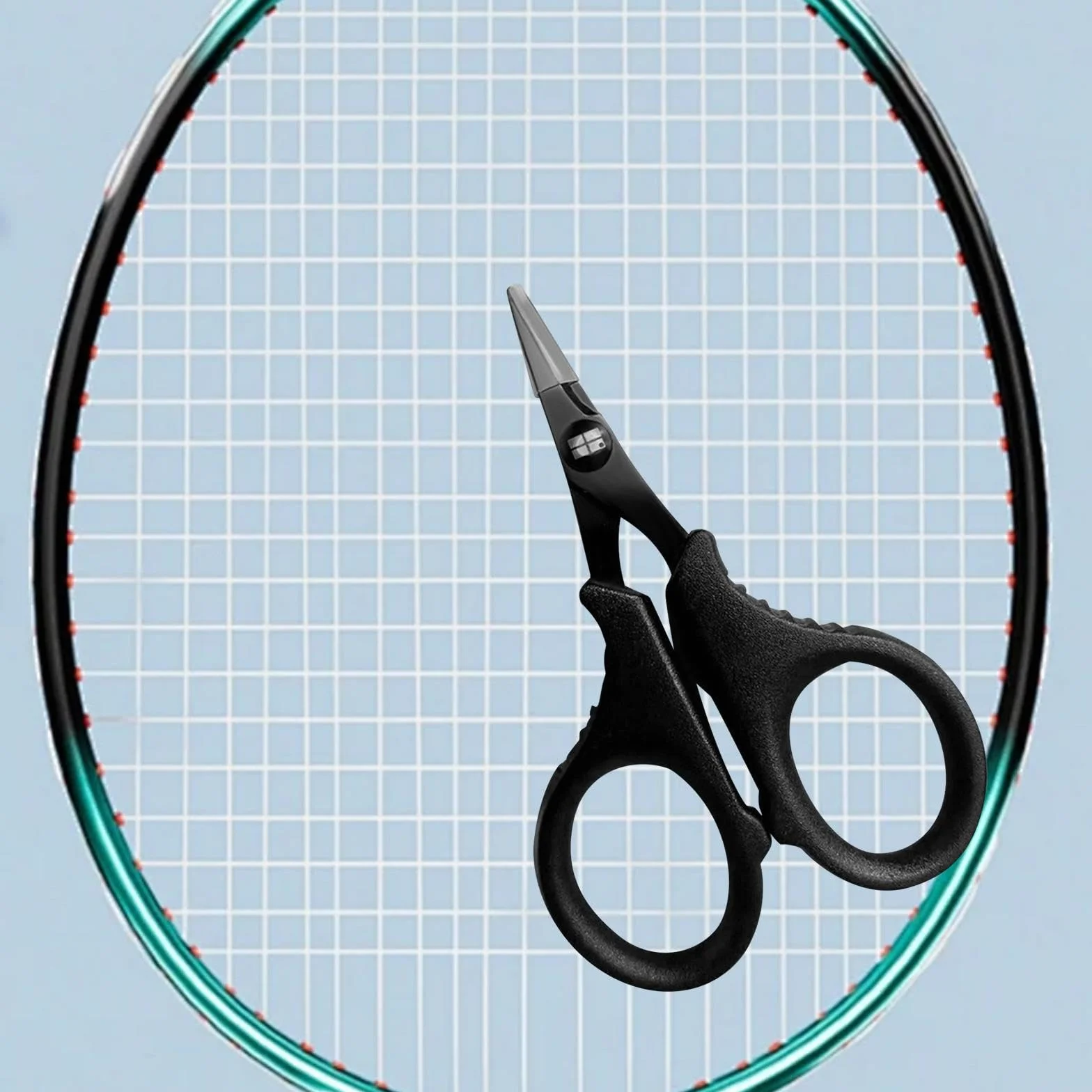 Perfeclan Ciseaux pour Cordes de Badminton, Outil de Cordage de Raquette Polyvalent