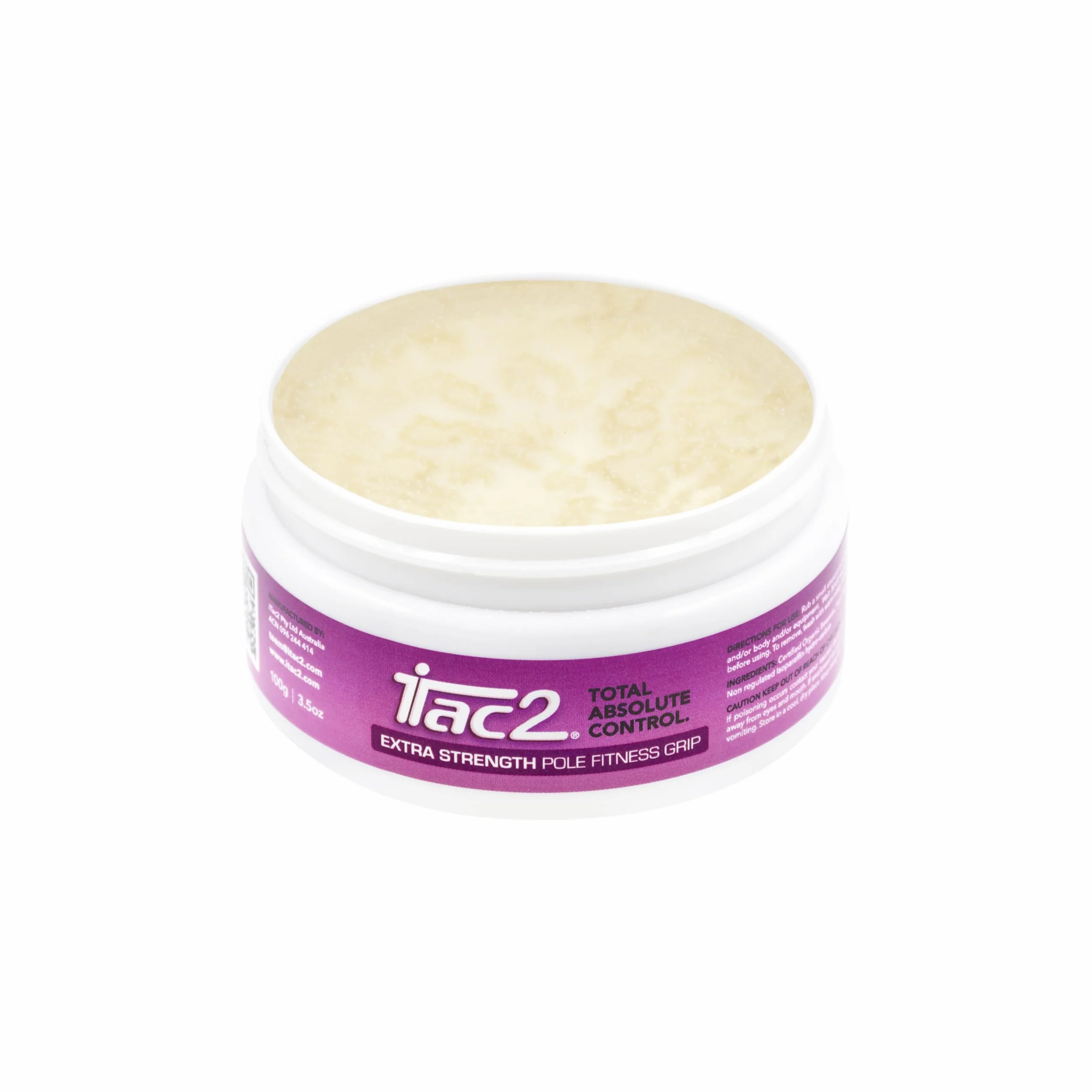 ITAC2® Poignée extra forte 100 g – Cire d'abeille longue durée pour pole dance, soie aérienne, fitness