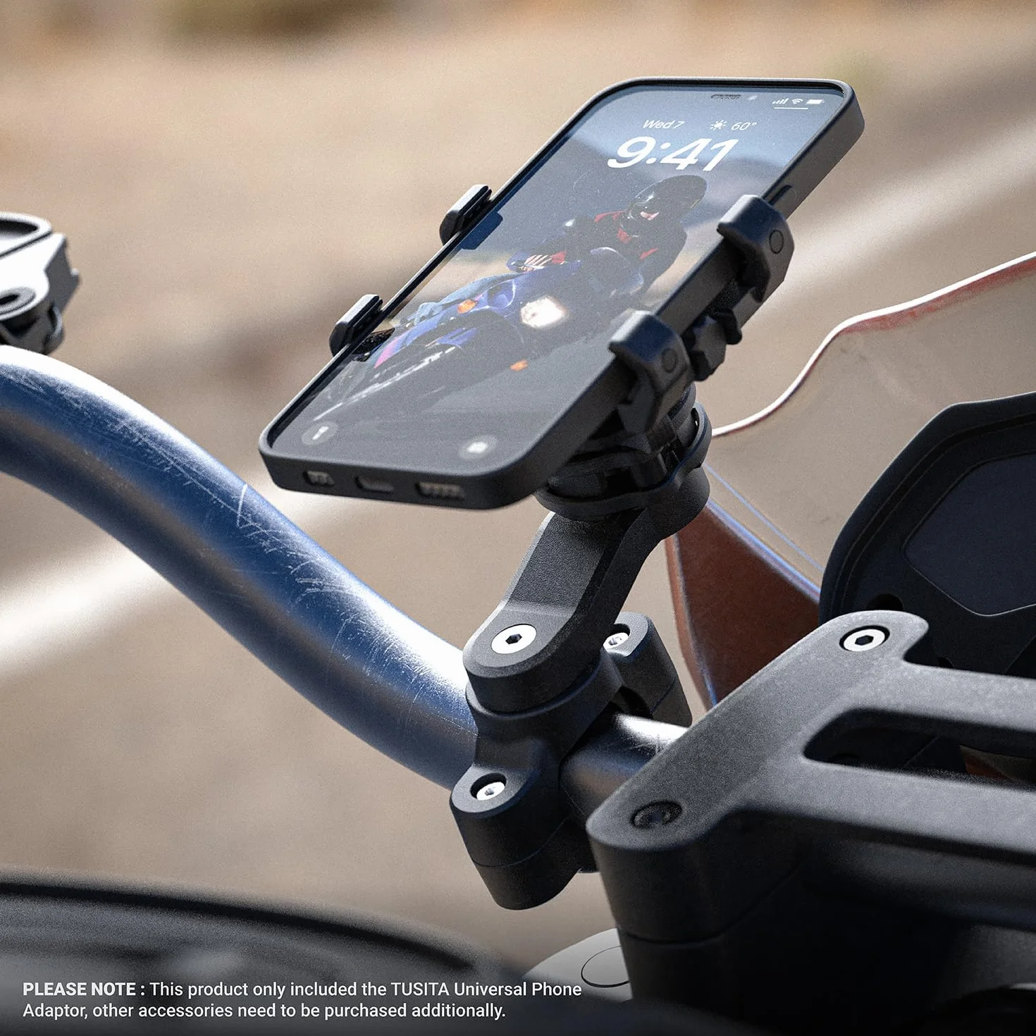 TUSITA Lock Support de Téléphone Universel Adaptateur Pince Compatible Quad Lock