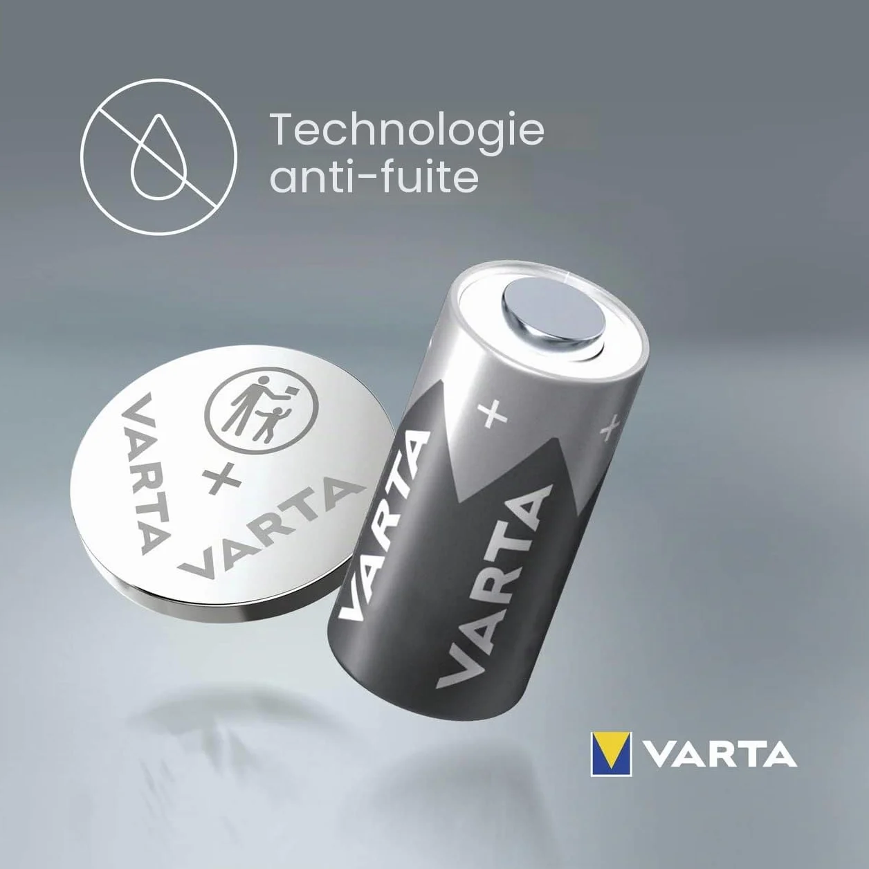 VARTA Piles Bouton CR2430, lot de 2, Lithium Coin, 3V, emballage sécurisé pour les enfants, pour petits appareils électroniques - clés de voiture, télécommandes, balances