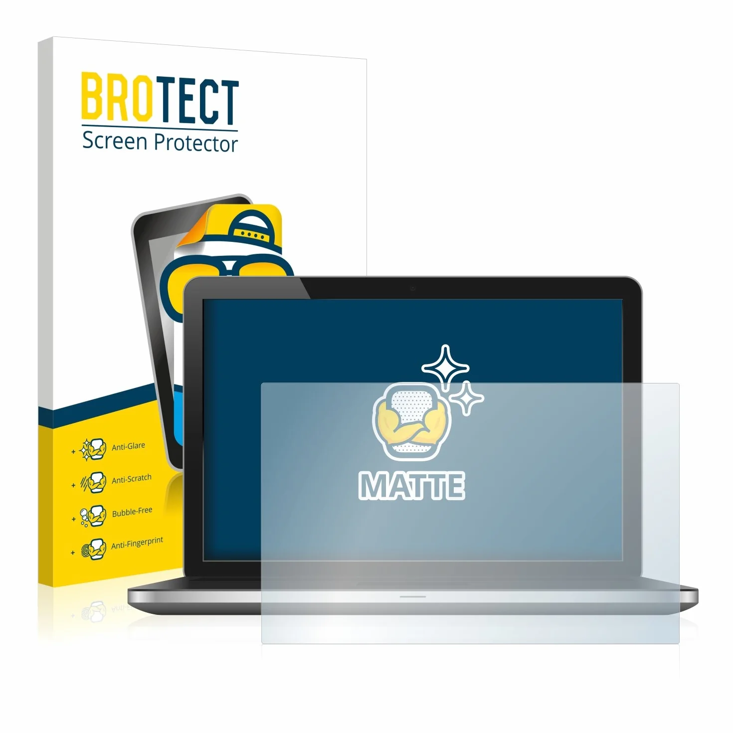 Brotect Protection Ecran Mat 17.3" Anti Reflet 16:9 383 x 215 mm