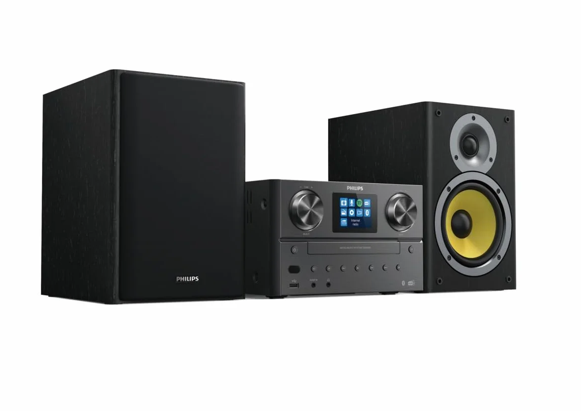 Philips TAM8905 Micro Système Musical 100W Bluetooth Spotify Connect DAB+ CD USB