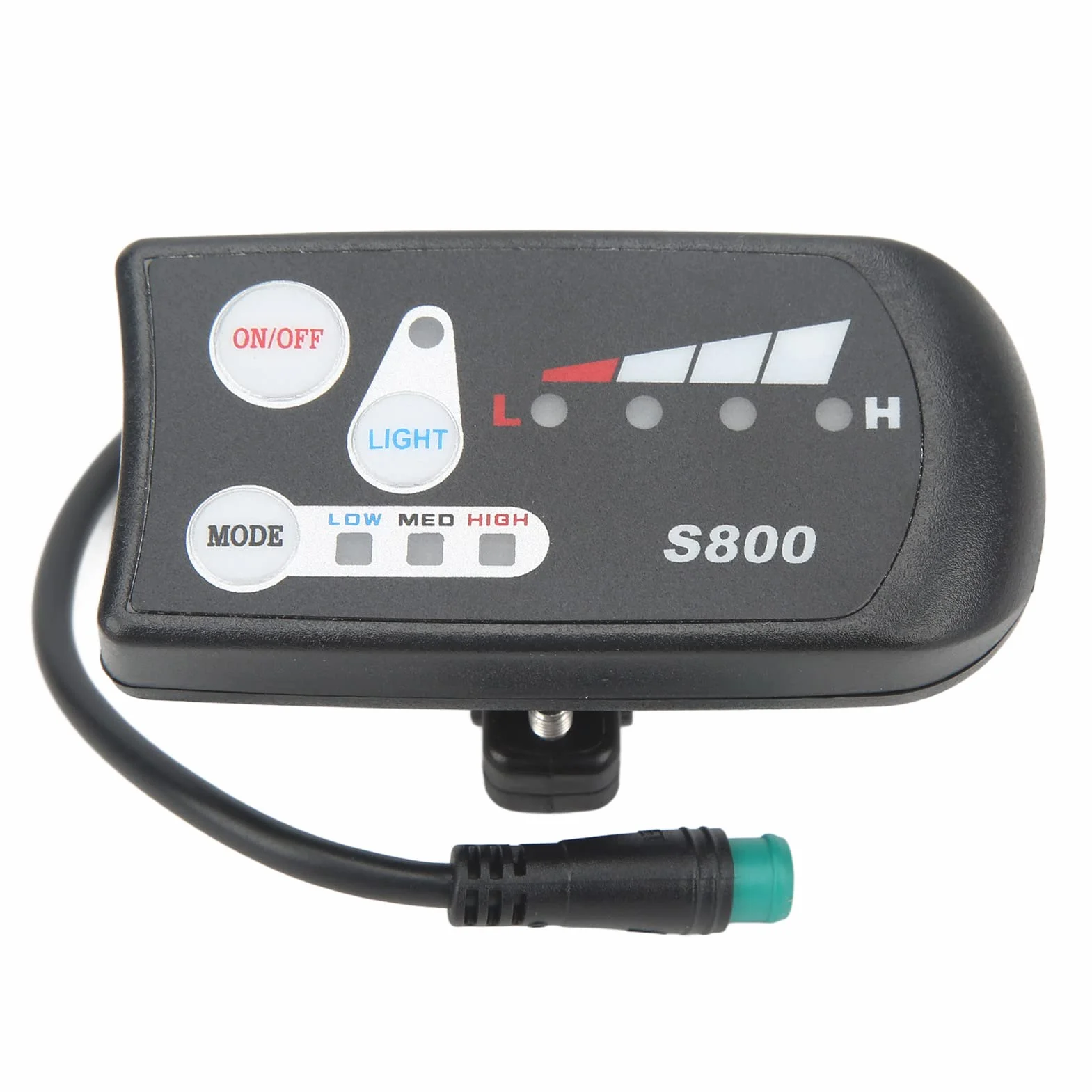Vélo électrique Scooter S800 LED Affichage Mètre Connecteur étanche 36V 48V Universel