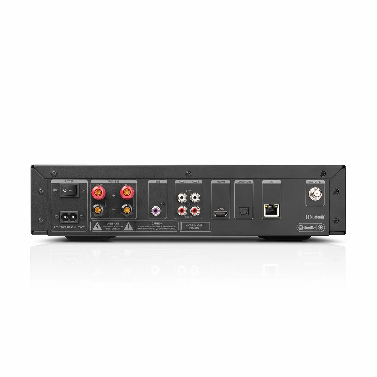 Teufel Ultima 20 KOMBO 3 SE Chaîne HiFi Stéréo Bluetooth CD WiFi Radio DAB+ USB Noir