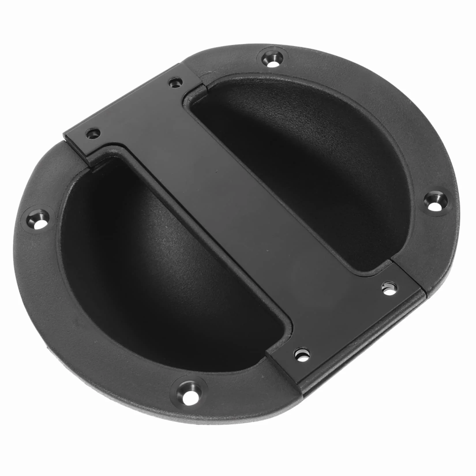 Poignée Robuste Haut-Parleur Encastrée en Ronde Plastique de Légère Design et Fer Fonctionnel pour Haut-parleurs et Enceintes de Scène