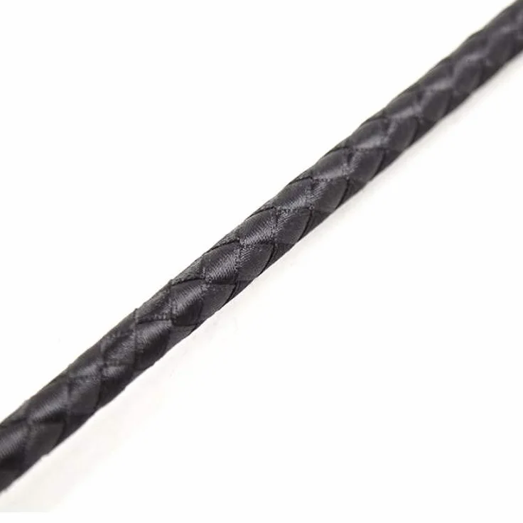 Cravache d'équitation 30 cm poignée antidérapante bâton compact