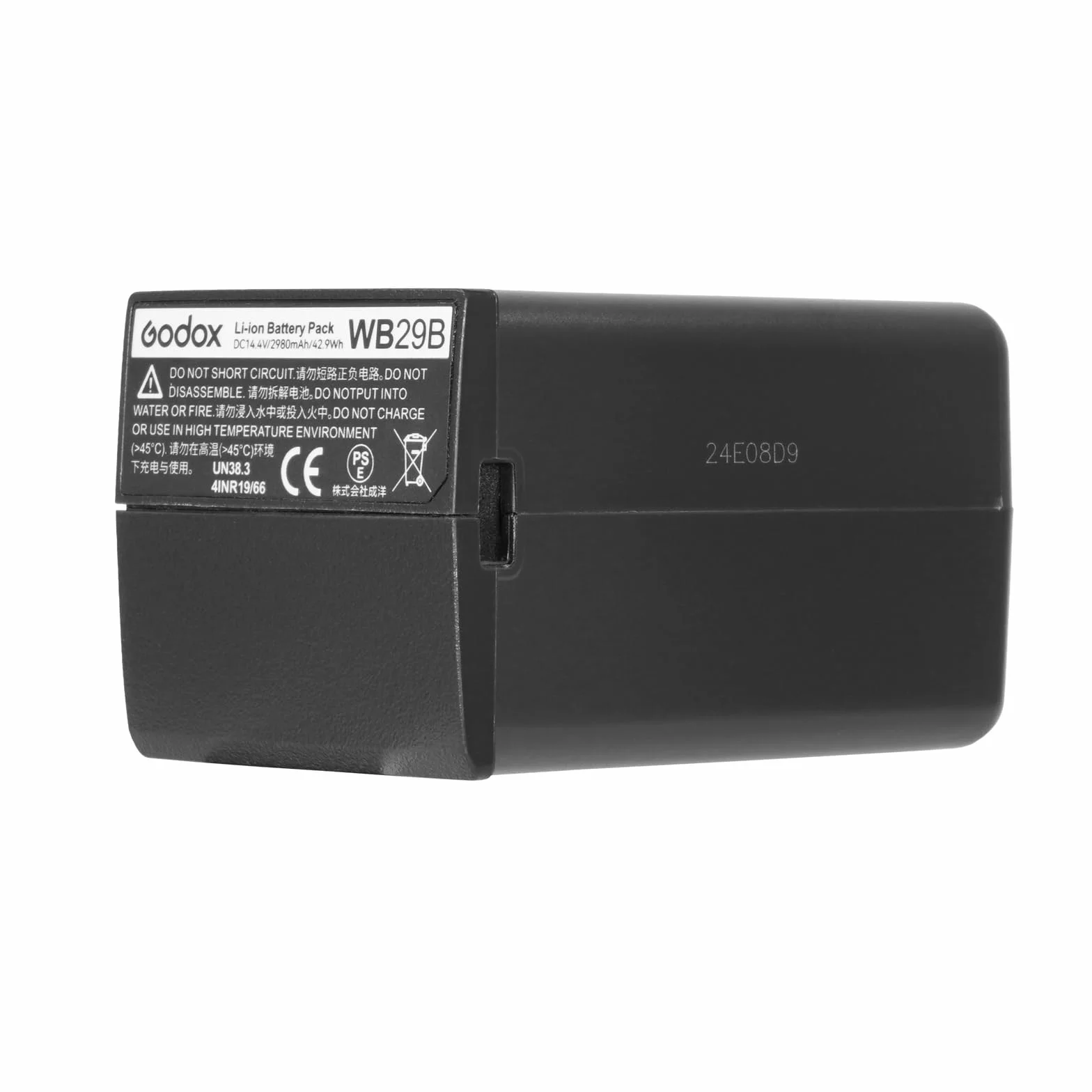 Godox WB29A Batterie, WB29B Batterie, 2900mAh WB29 Batterie au Lithium pour Godox AD200 AD200Pro, Batterie de AD200 Pro